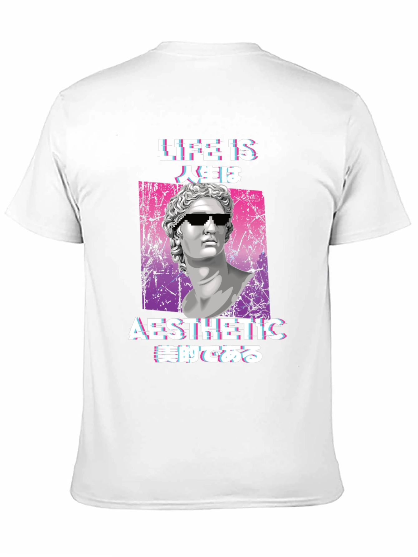Aesthetic Life Statue Graphic Tee