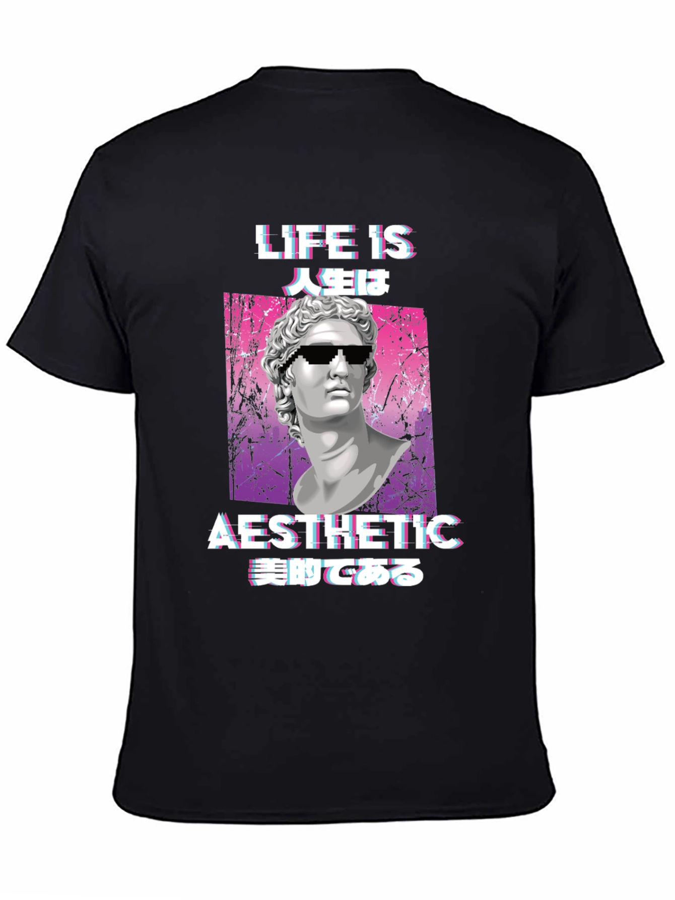 Aesthetic Life Statue Graphic Tee