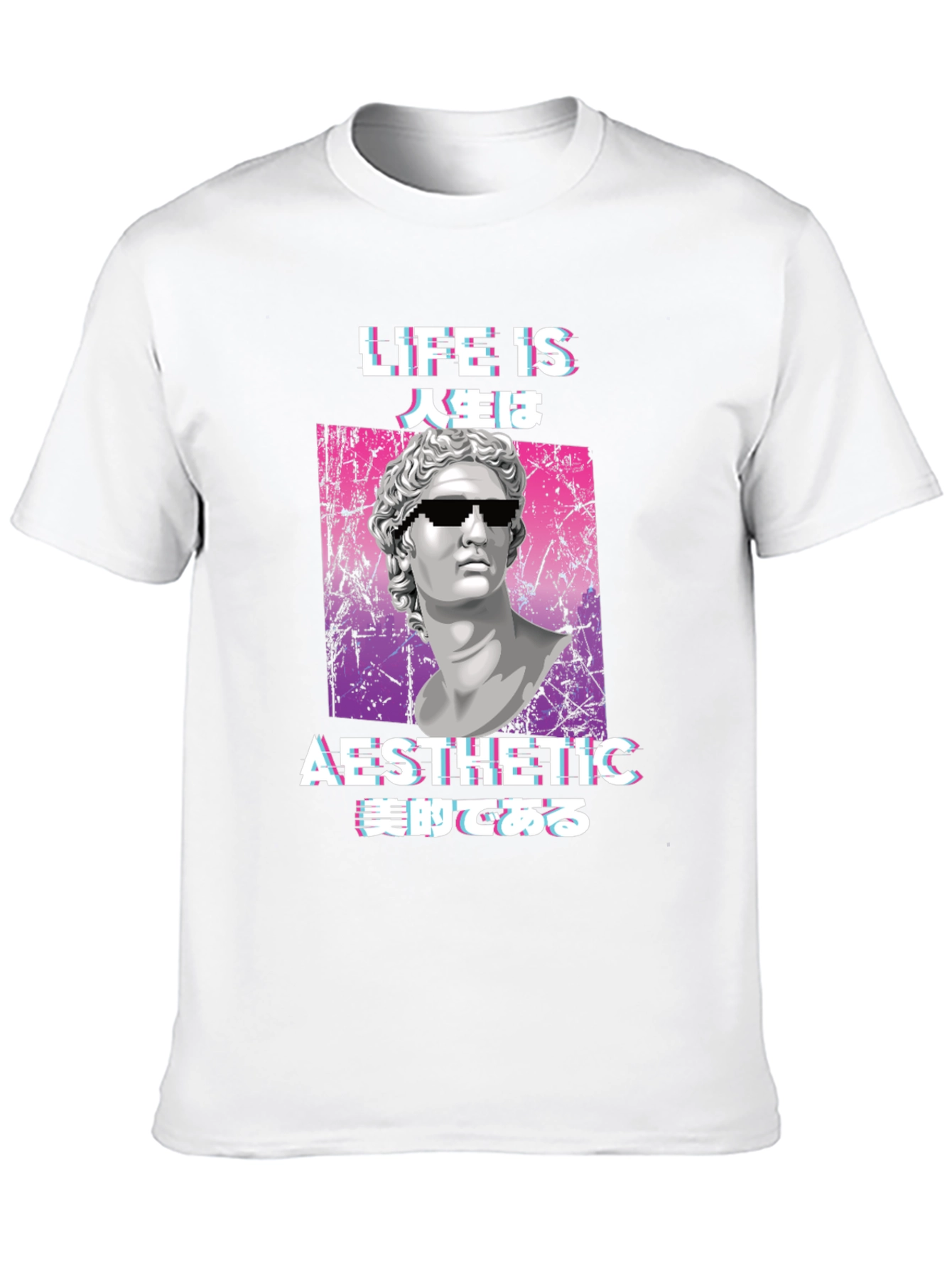 Aesthetic Life Statue Graphic Tee
