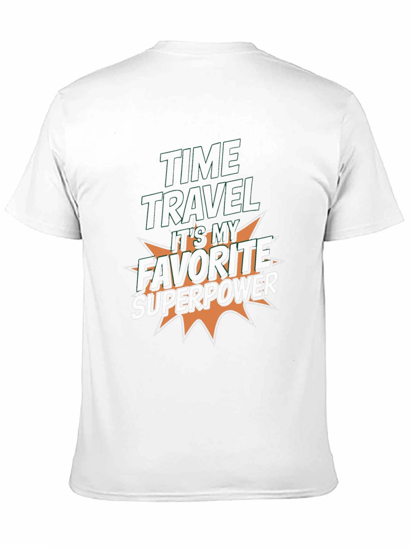 Time Travel Superpower Graphic Tee - Black T-Shirt