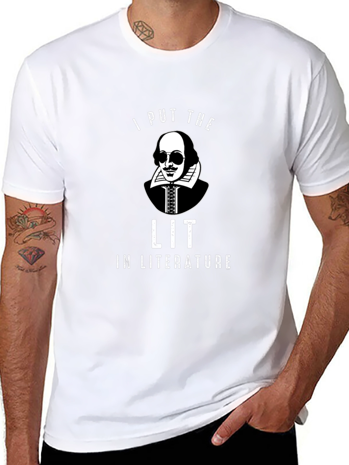 I Put the Lit in Literature Graphic T-Shirt