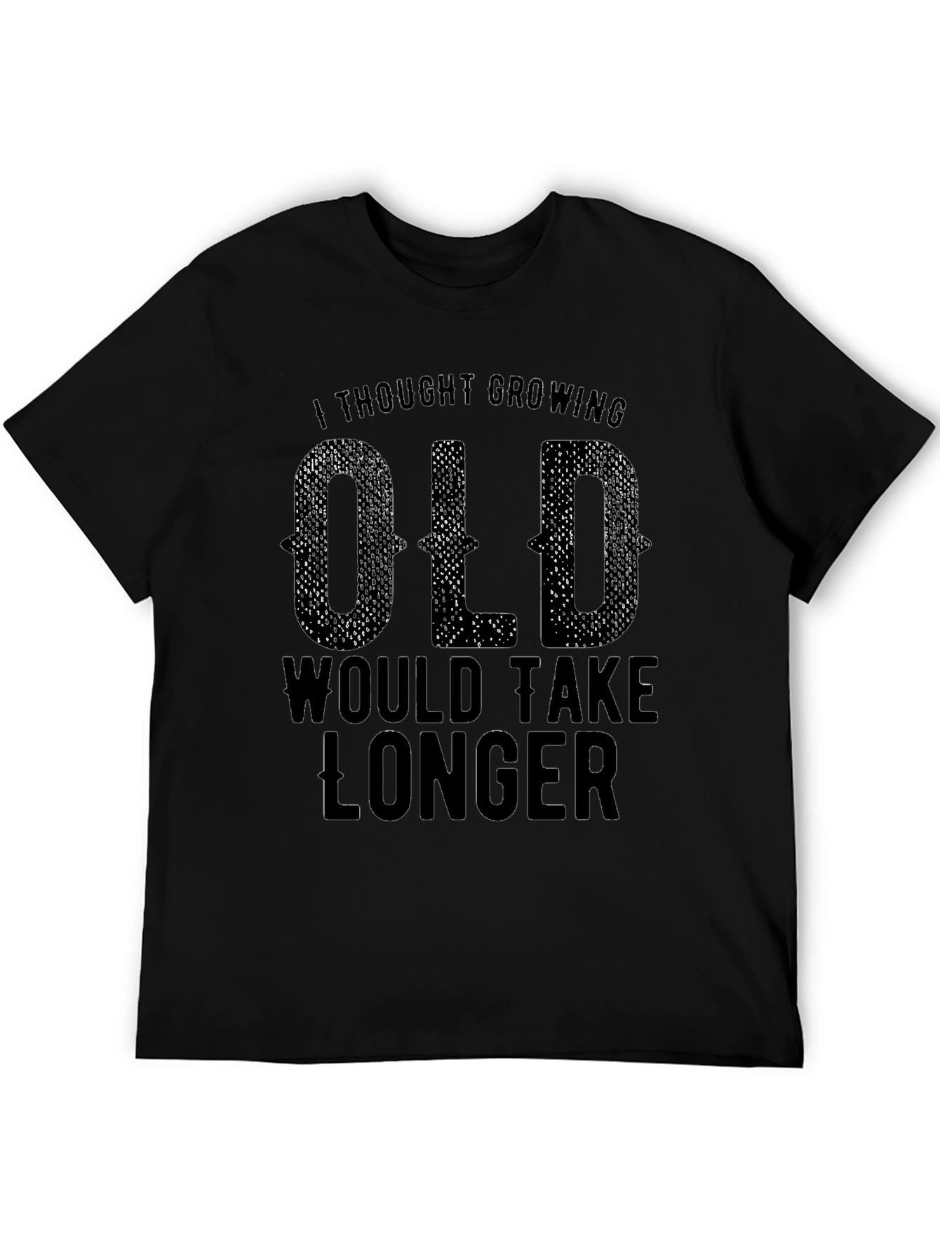 Funny Growing Old Graphic T-Shirt