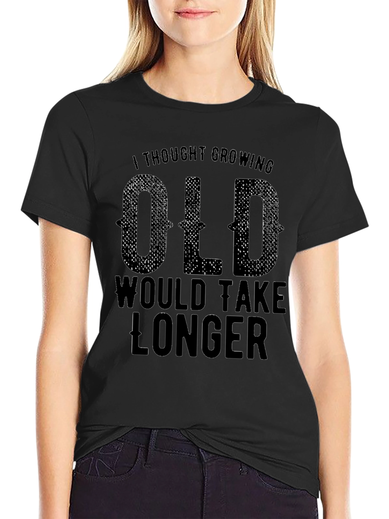 Funny Growing Old Graphic T-Shirt