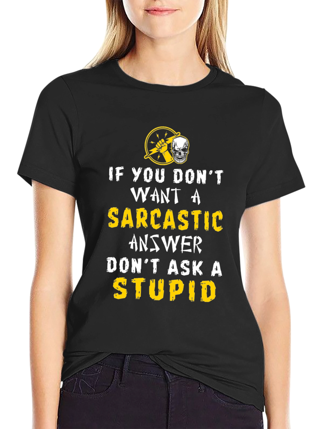 Sarcastic Answer Graphic T-Shirt