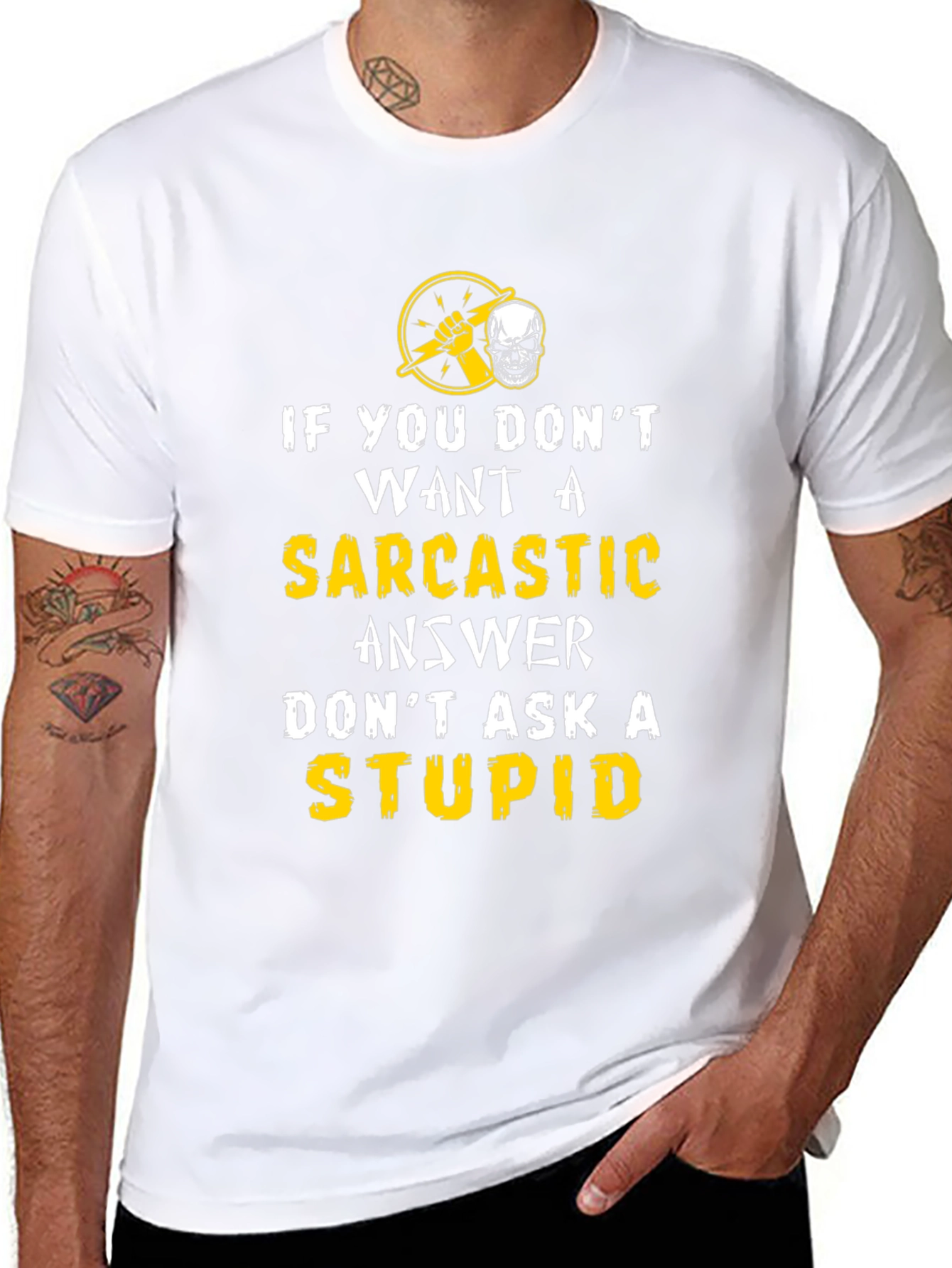 Sarcastic Answer Graphic T-Shirt