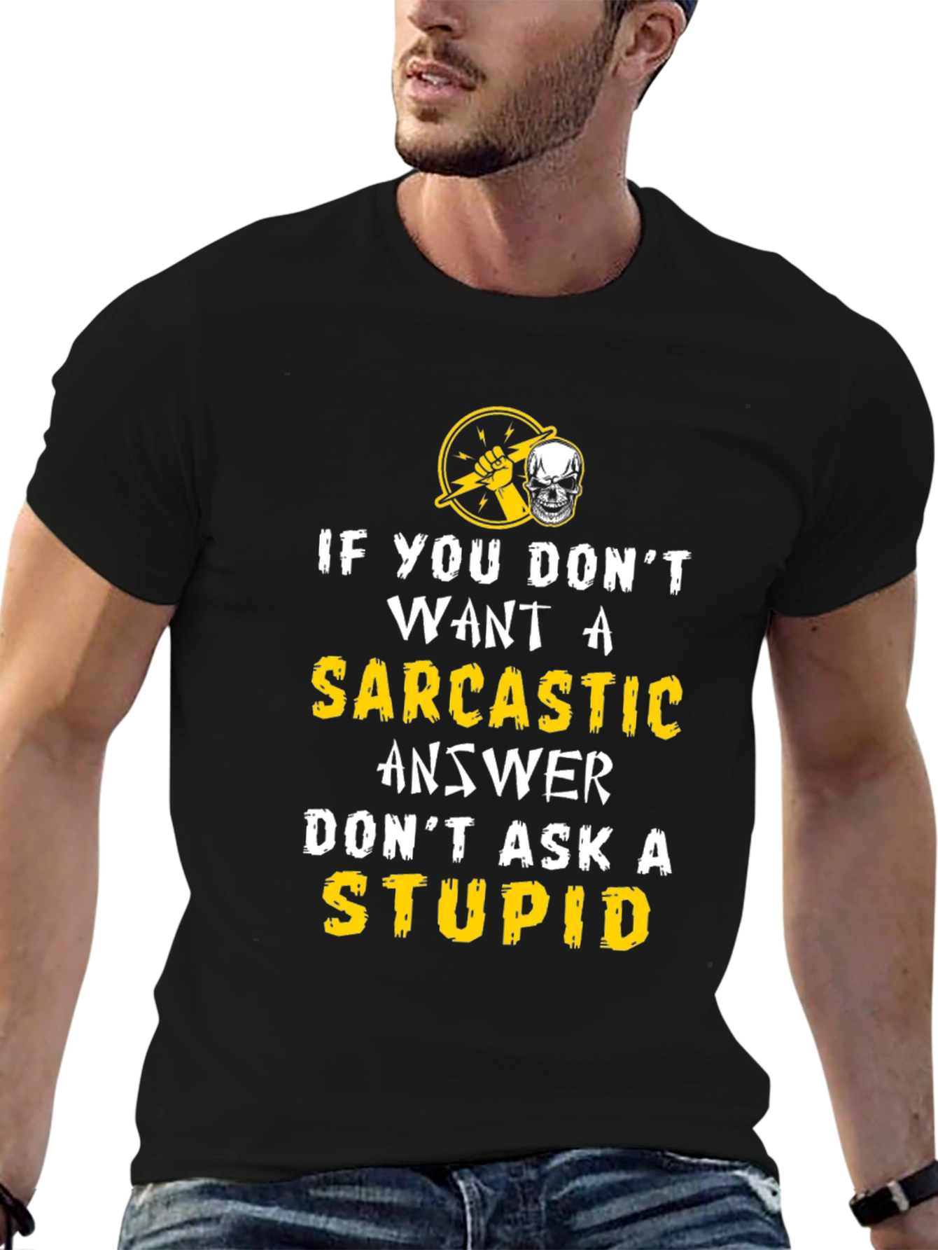 Sarcastic Answer Graphic T-Shirt