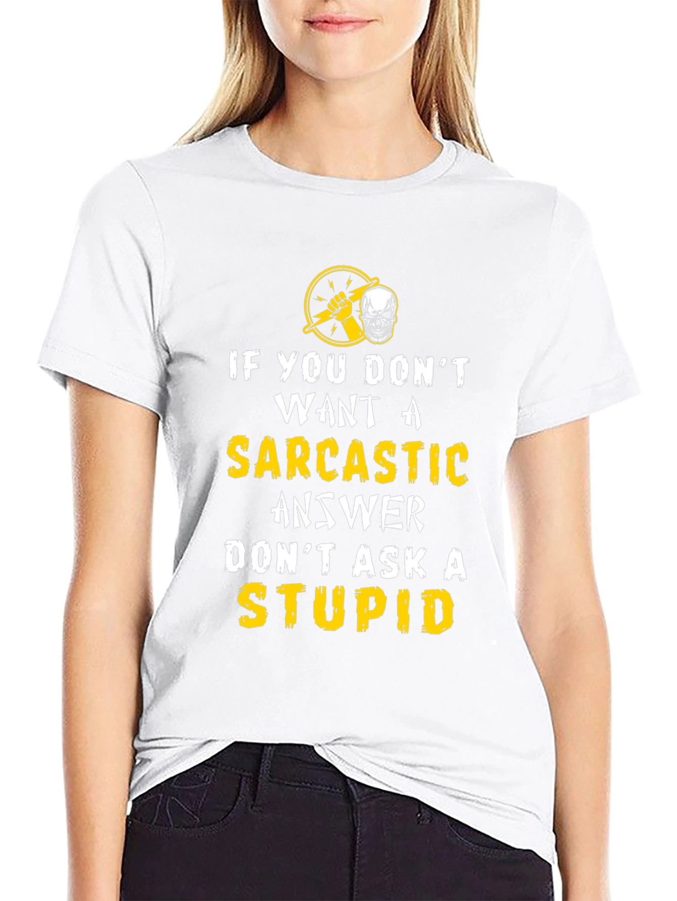 Sarcastic Answer Graphic T-Shirt