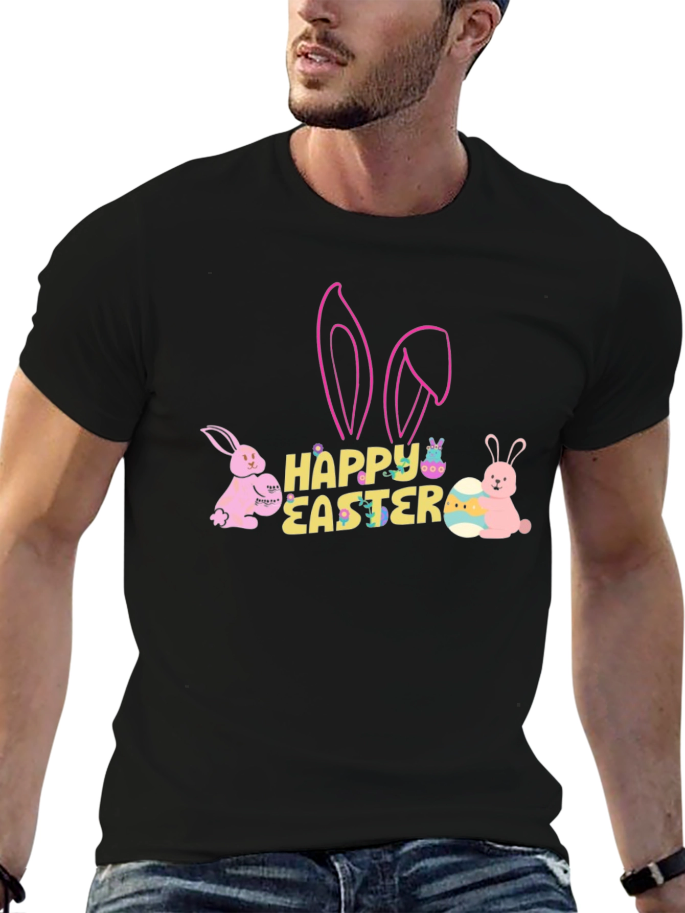 Happy Easter T-Shirt Bunny Ears