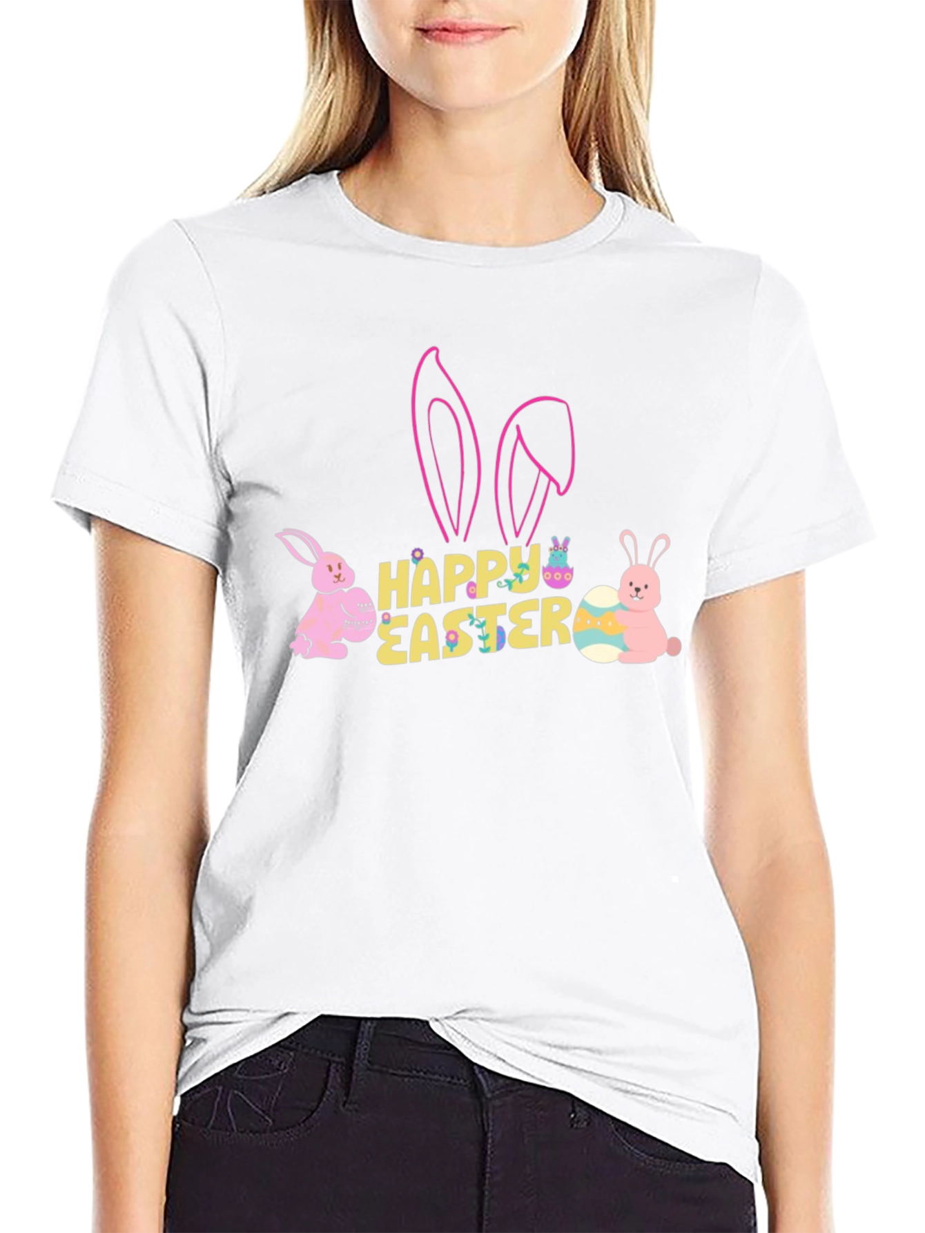 Happy Easter T-Shirt Bunny Ears