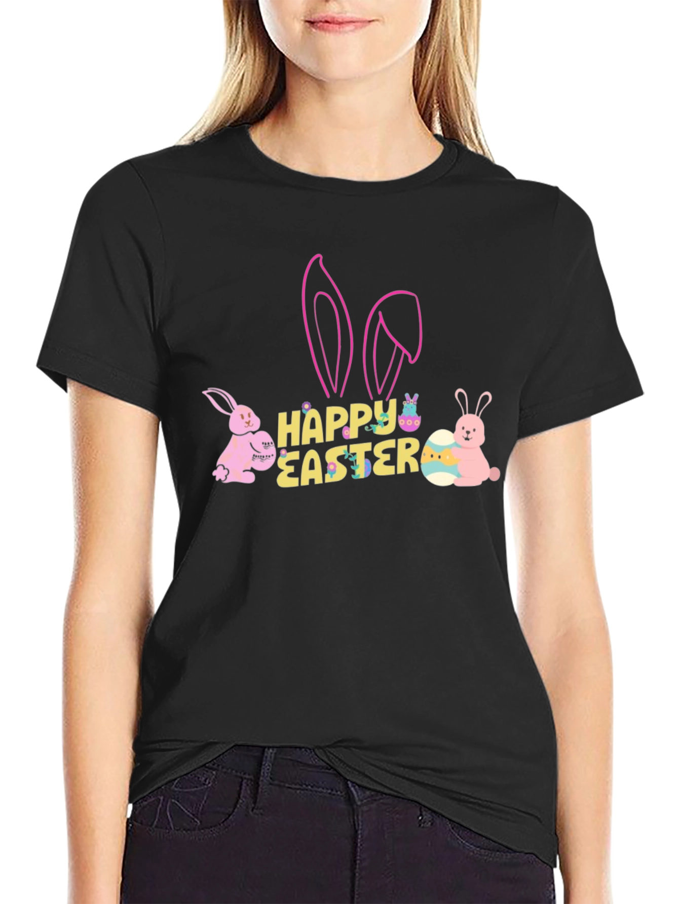 Happy Easter T-Shirt Bunny Ears