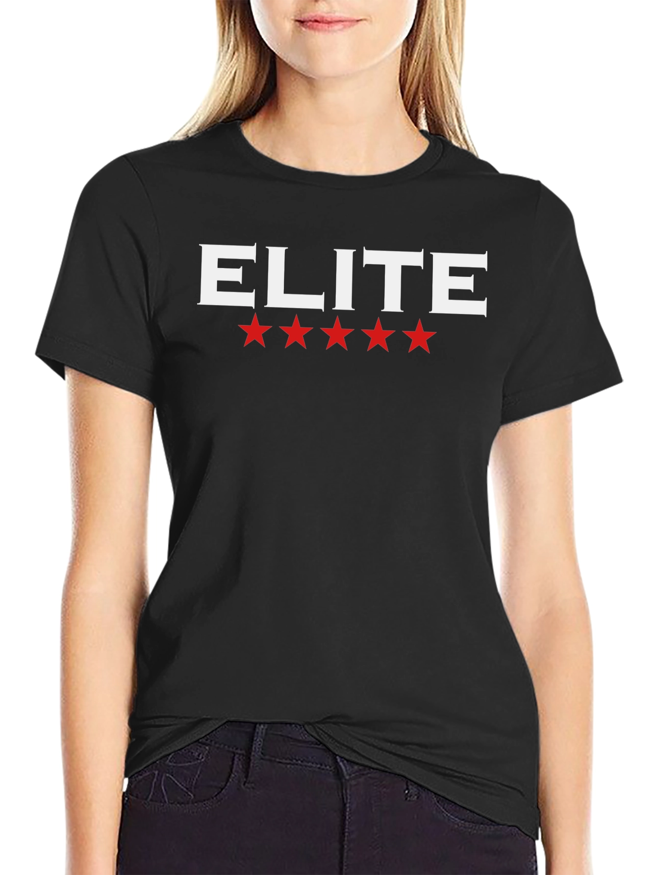 Elite Five Star Graphic Tee - Premium Cotton
