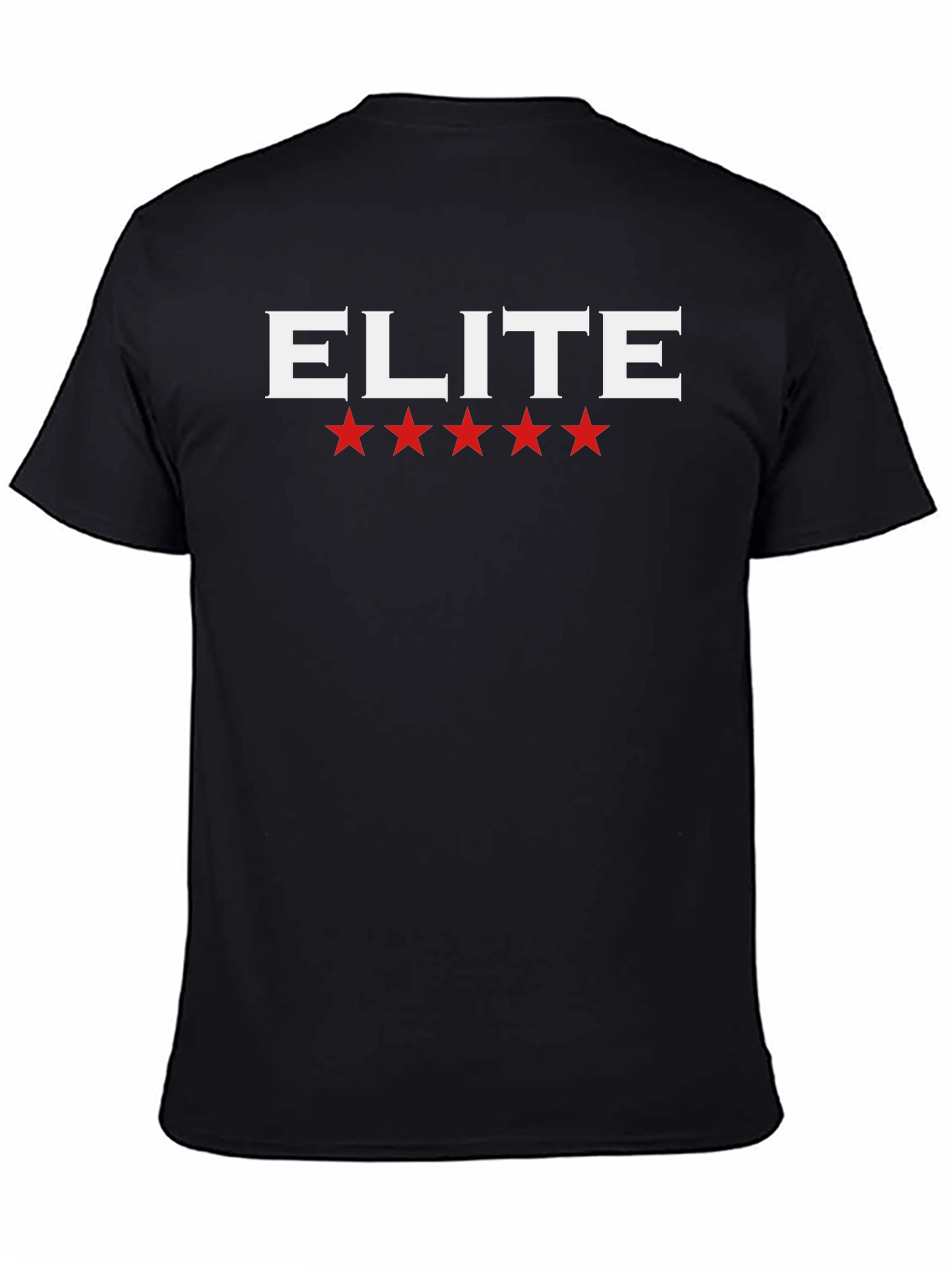 Elite Five Star Graphic Tee - Premium Cotton