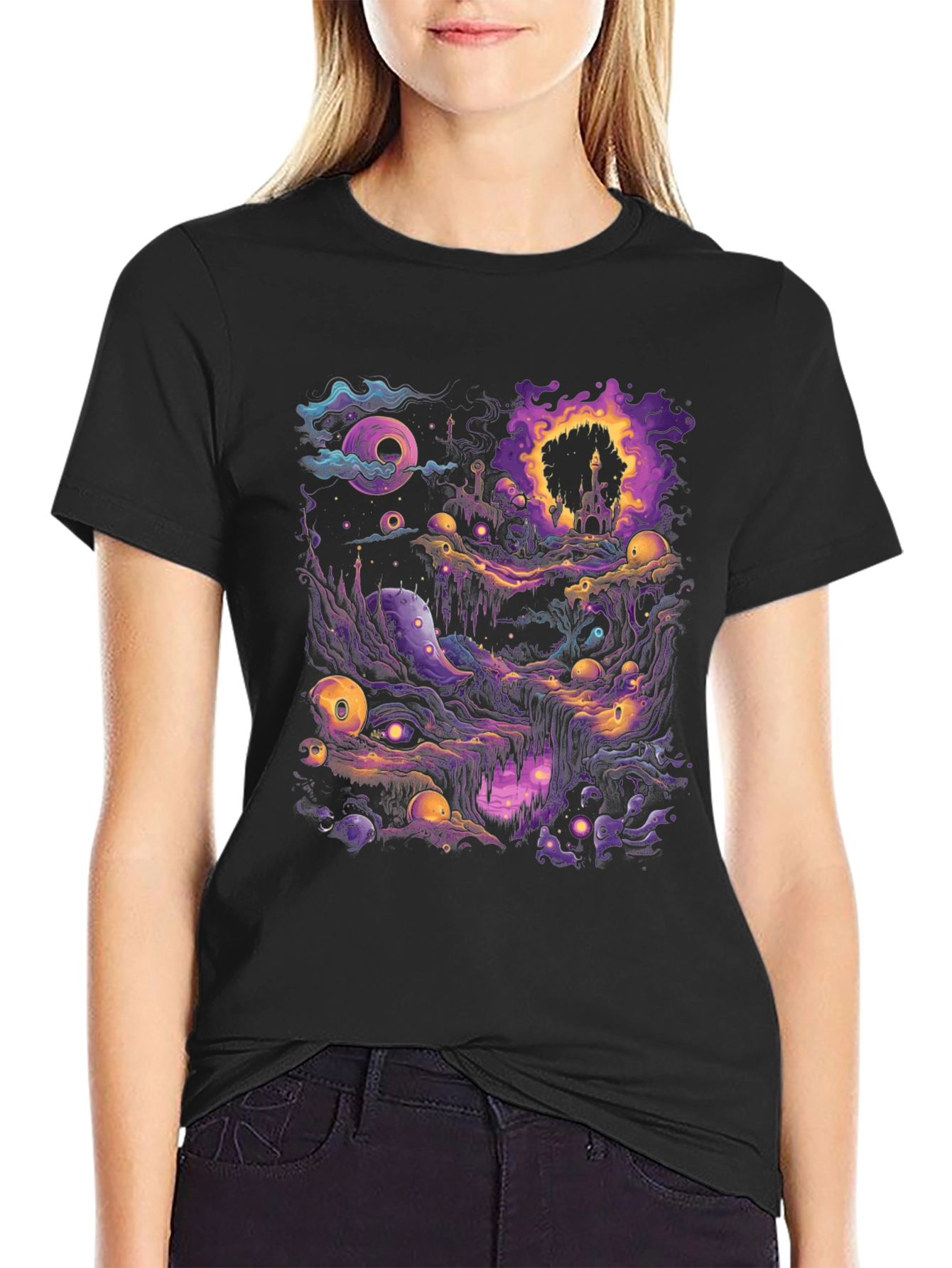 Surreal Landscape Graphic T-Shirt
