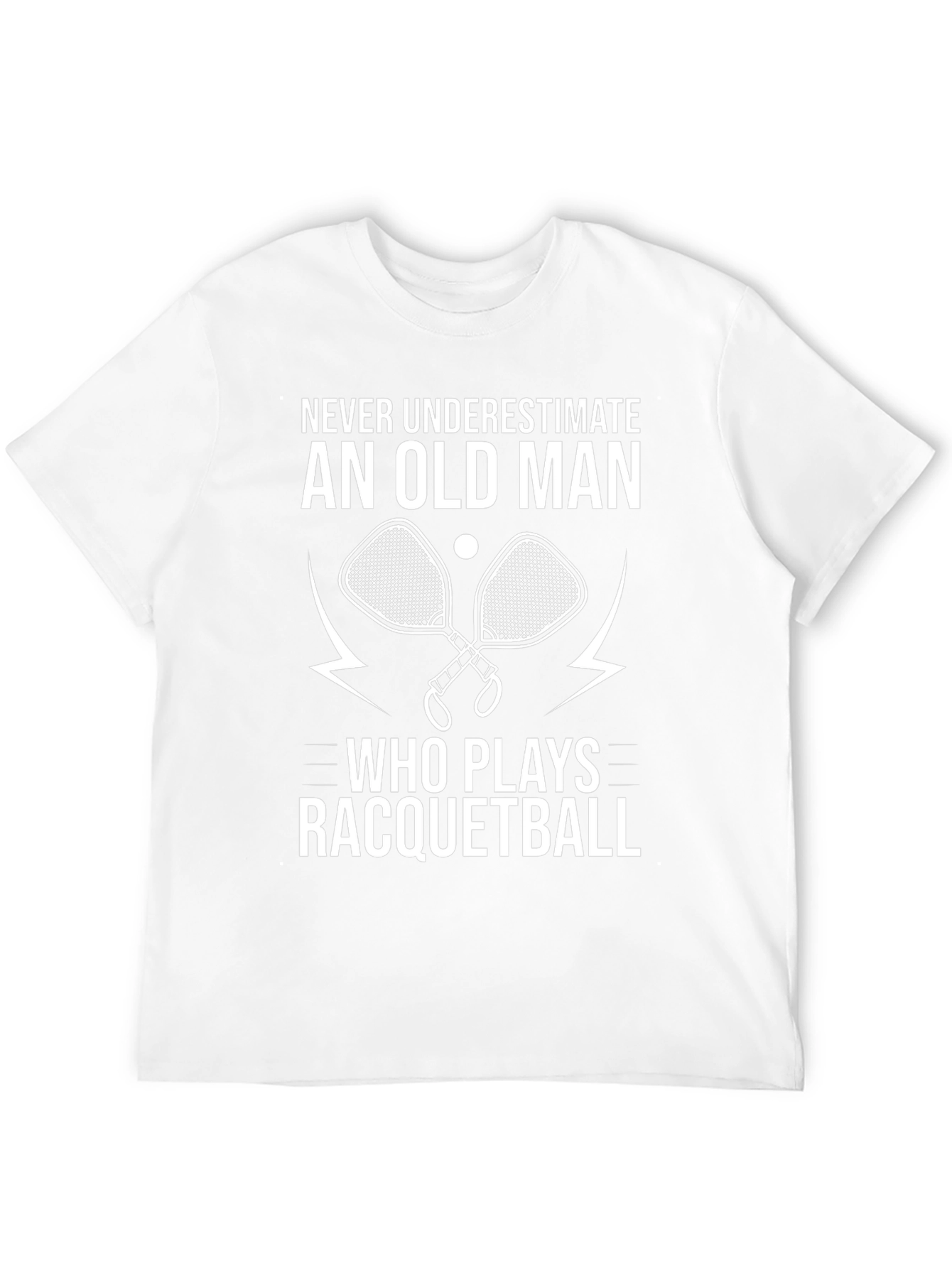 Old Man Racquetball Graphic Tee