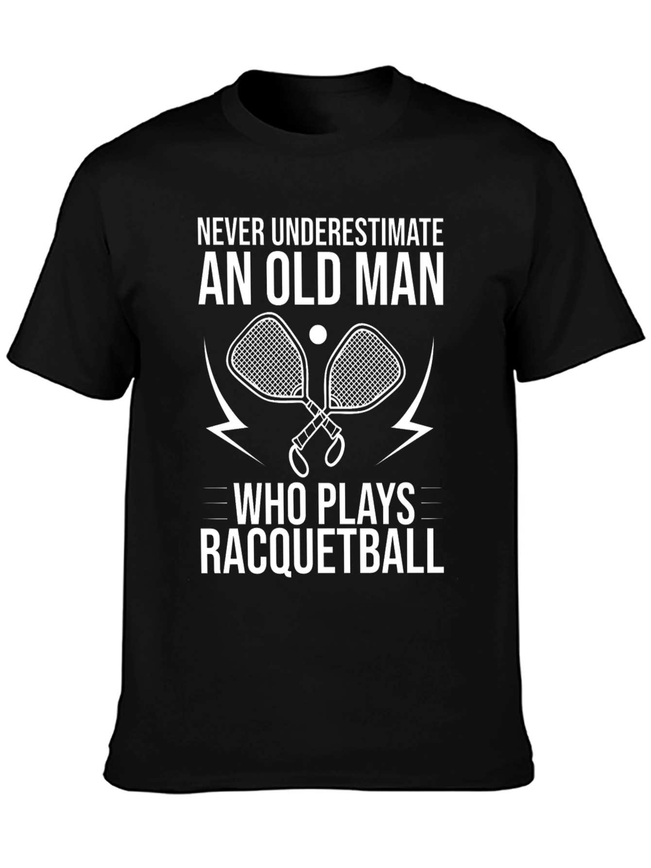 Old Man Racquetball Graphic Tee