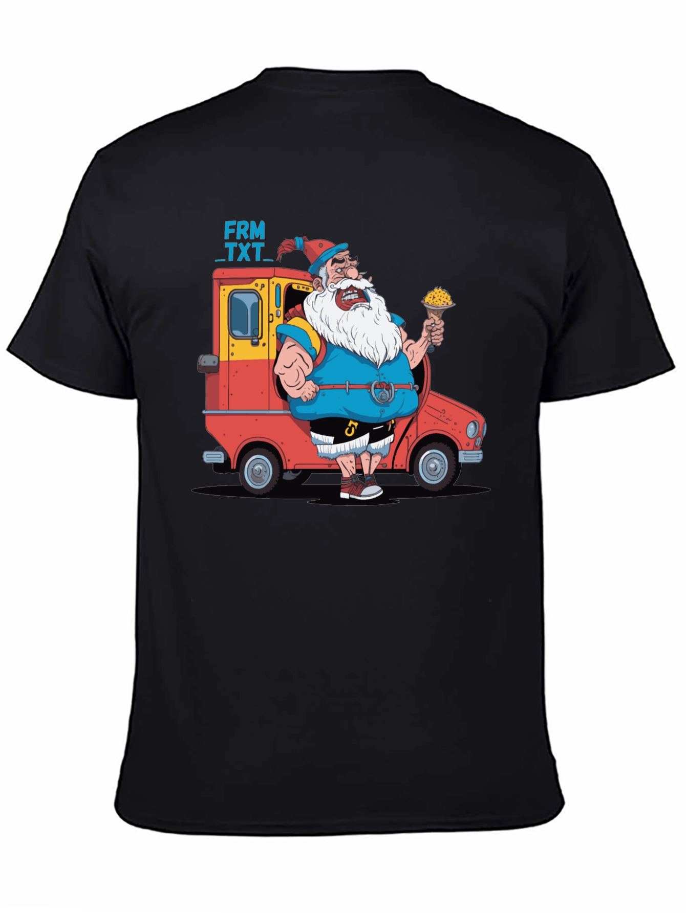 Cartoon Santa T-Shirt