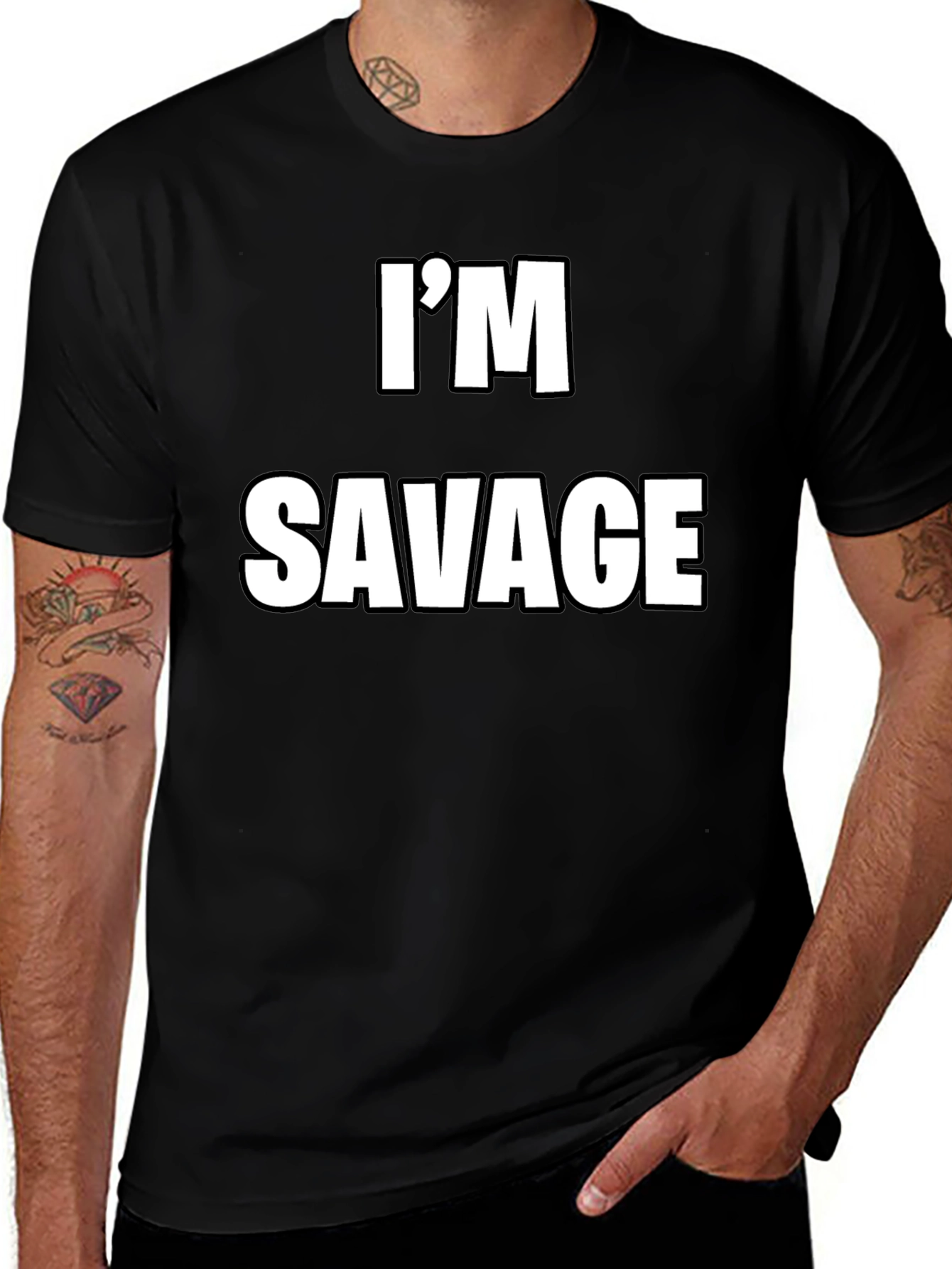 Im Savage Black T-Shirt