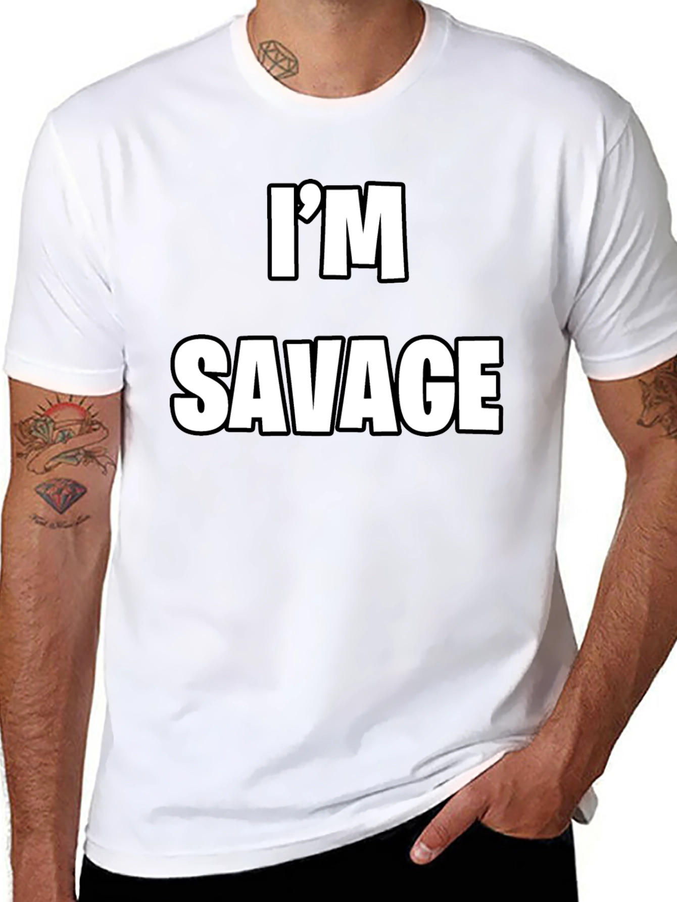 Im Savage Black T-Shirt