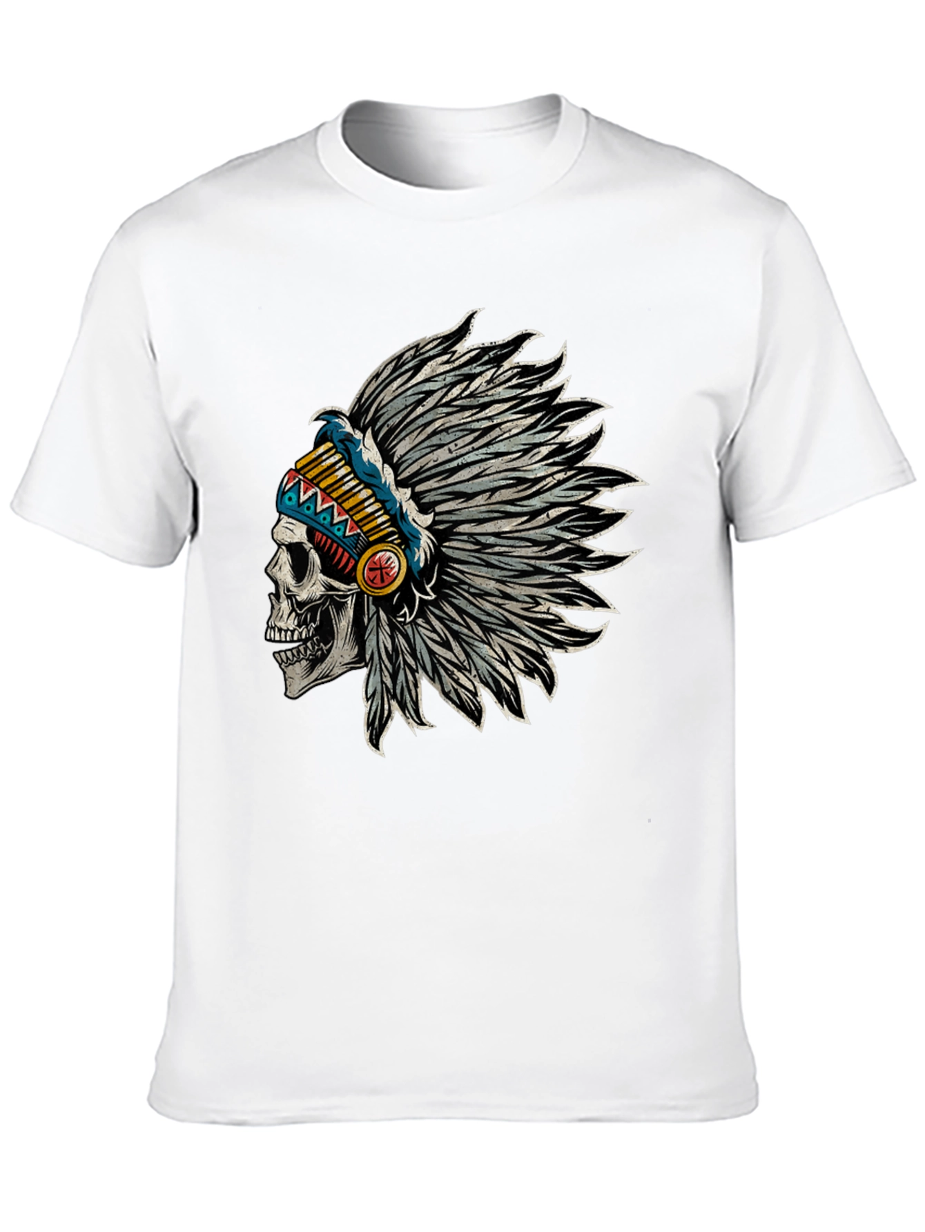 Skull Chief T-Shirt - Edgy Graphic Tee