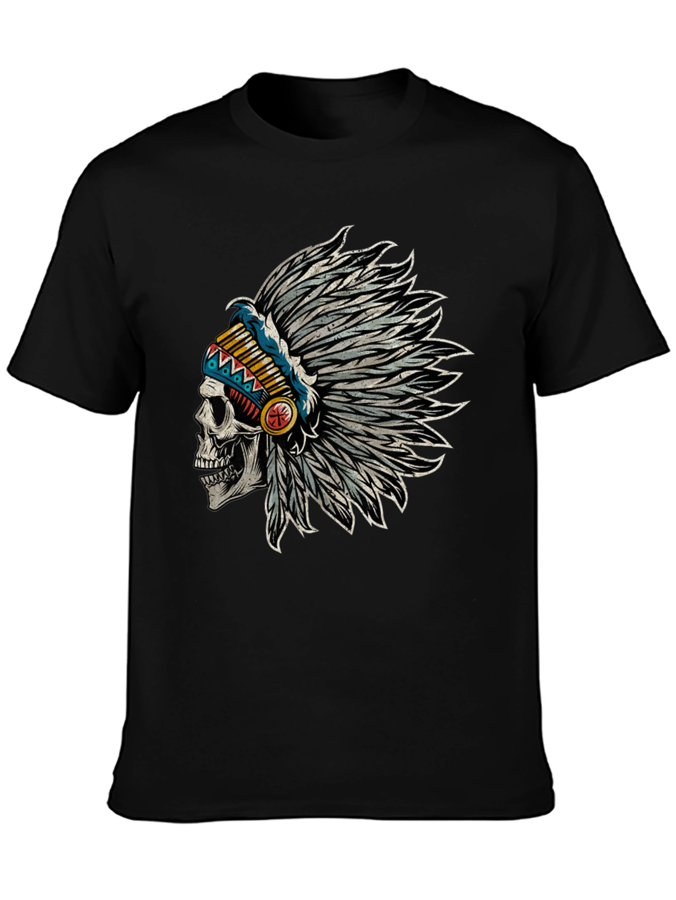 Skull Chief T-Shirt - Edgy Graphic Tee