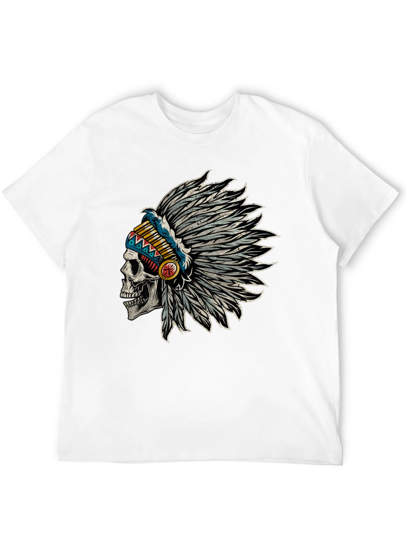Skull Chief T-Shirt - Edgy Graphic Tee