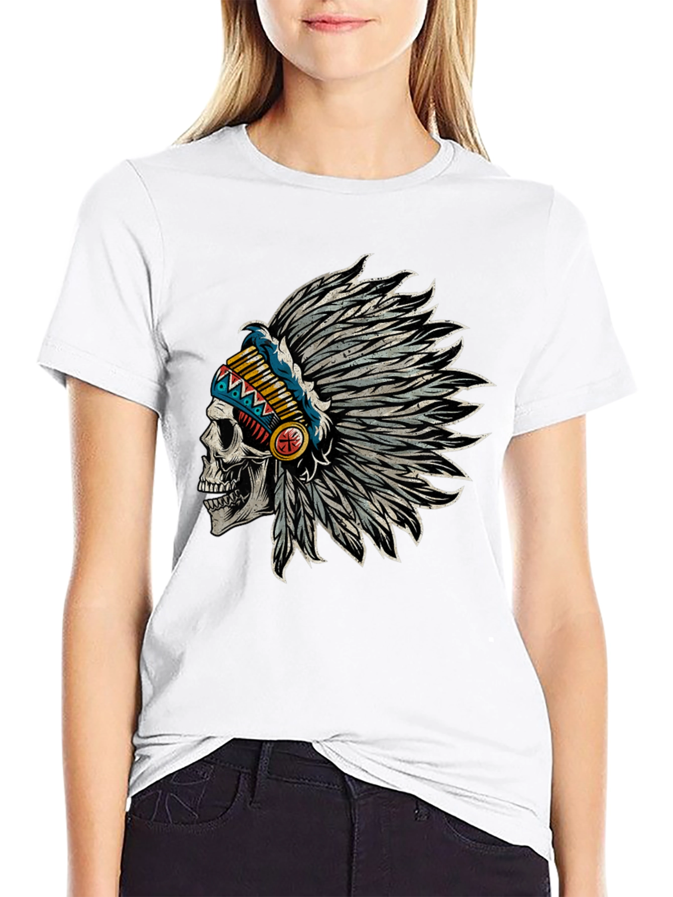 Skull Chief T-Shirt - Edgy Graphic Tee
