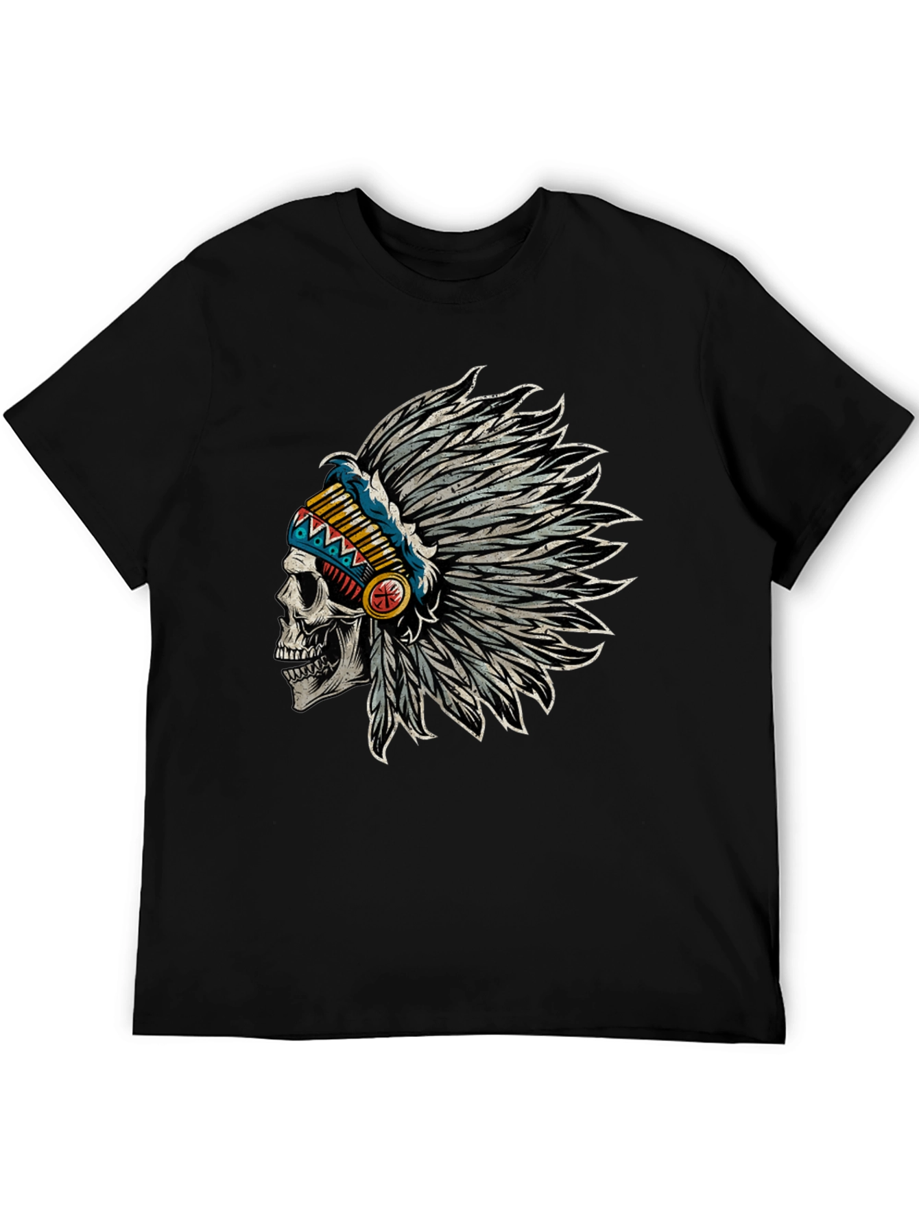 Skull Chief T-Shirt - Edgy Graphic Tee