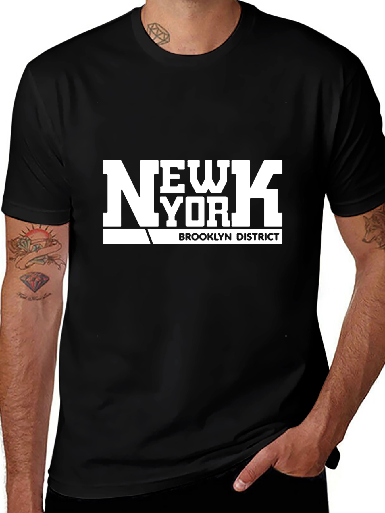 New York Brooklyn District Graphic T-Shirt