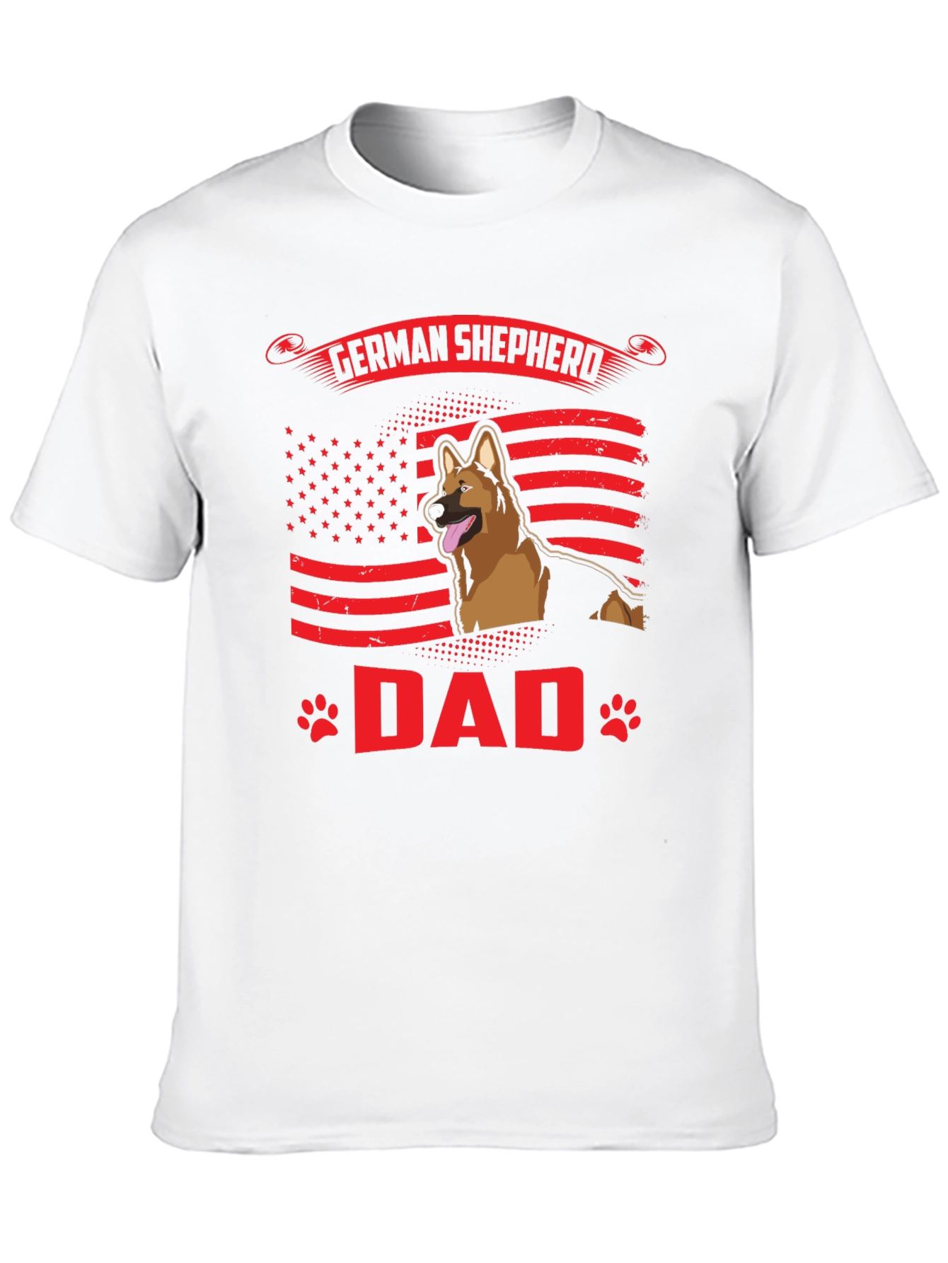 German Shepherd Dad T-Shirt