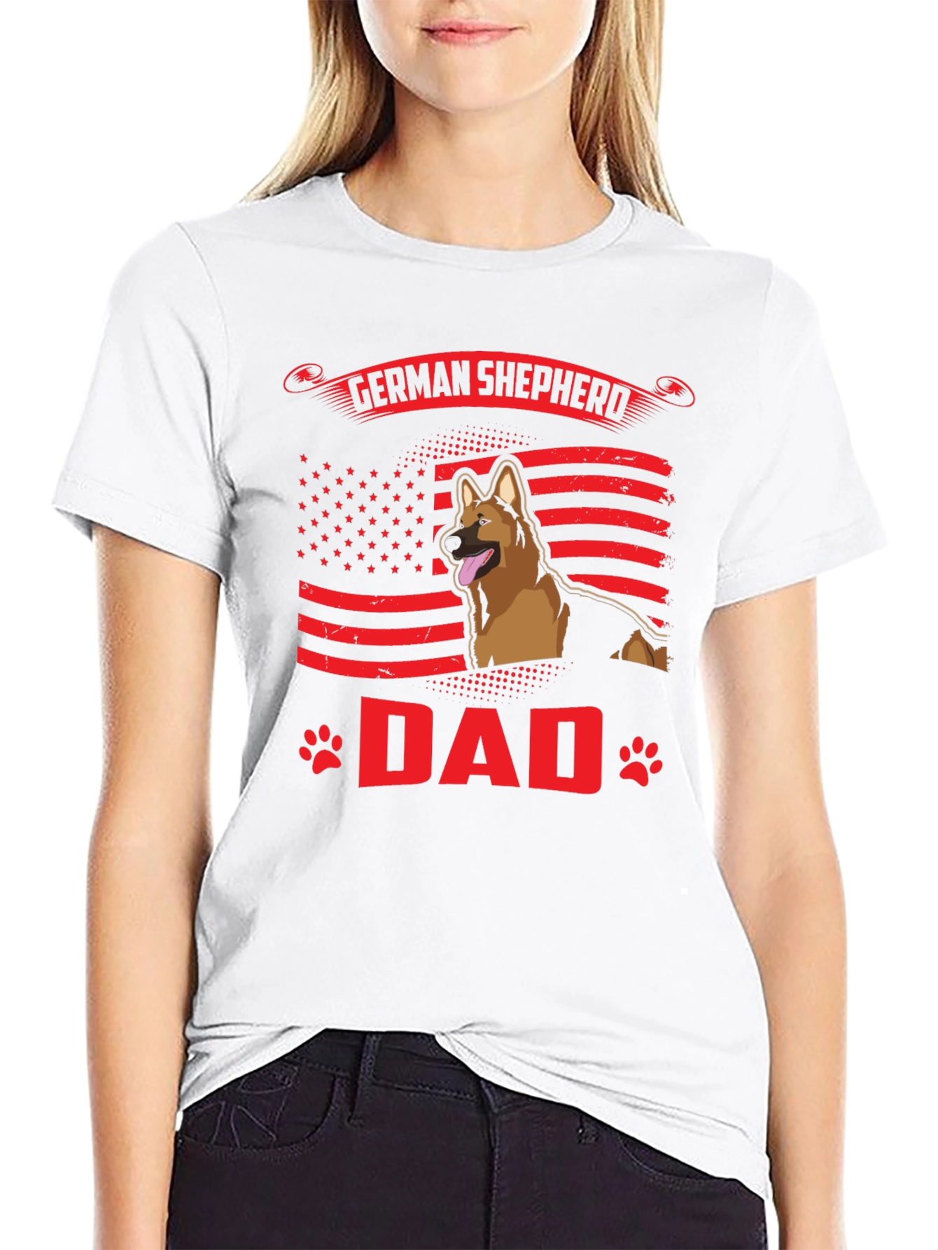 German Shepherd Dad T-Shirt