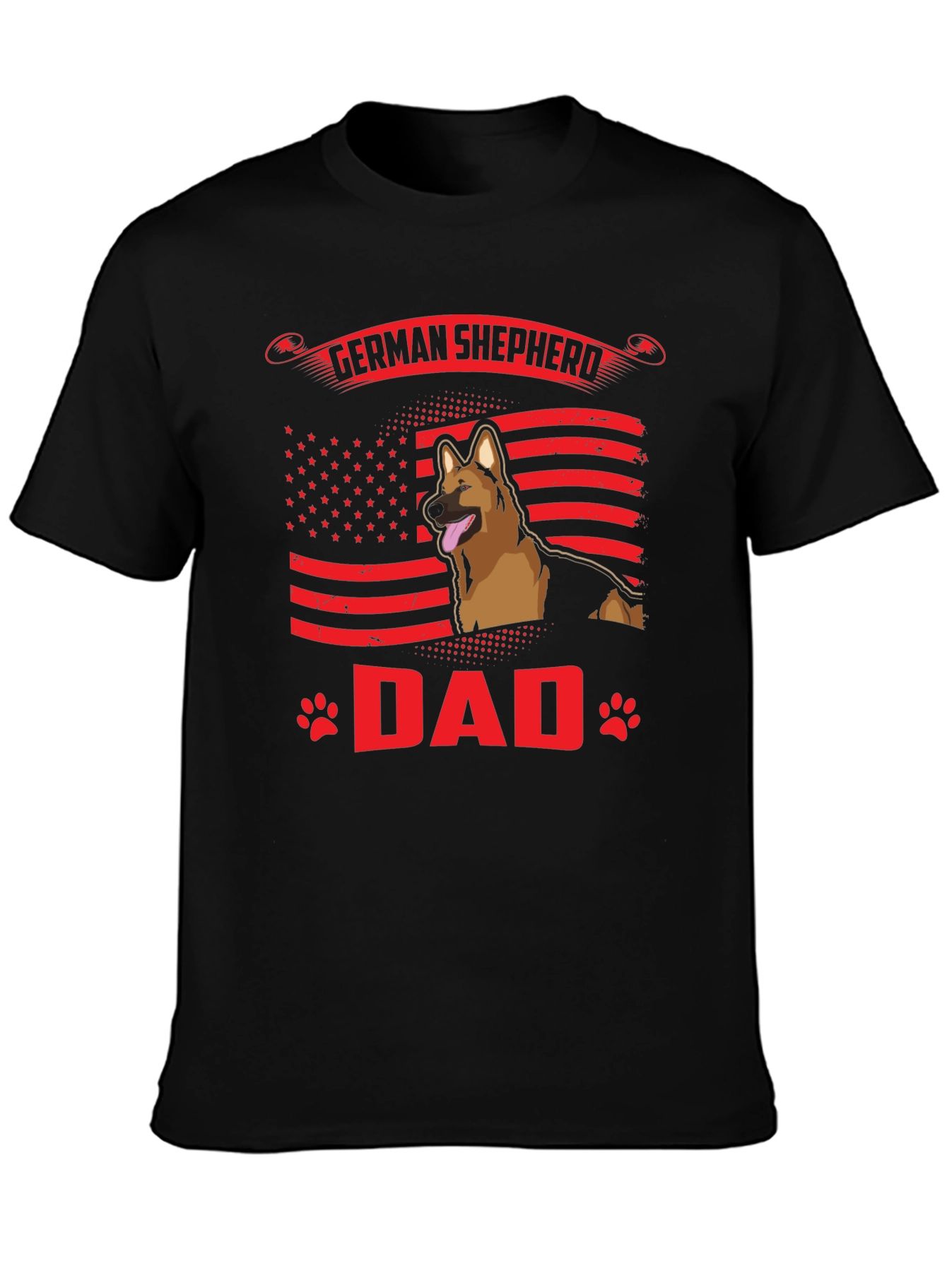 German Shepherd Dad T-Shirt