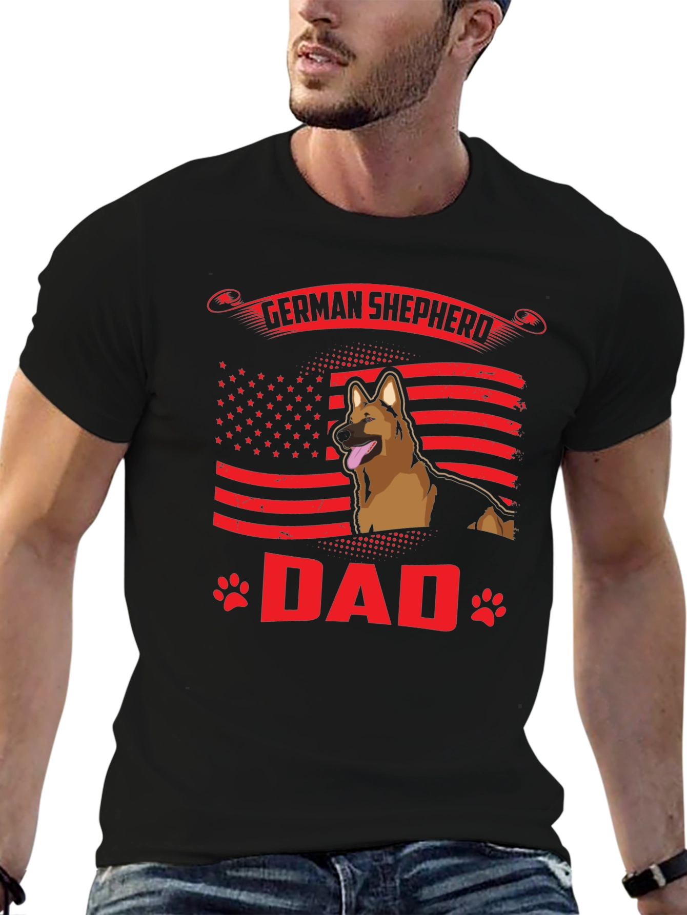 German Shepherd Dad T-Shirt
