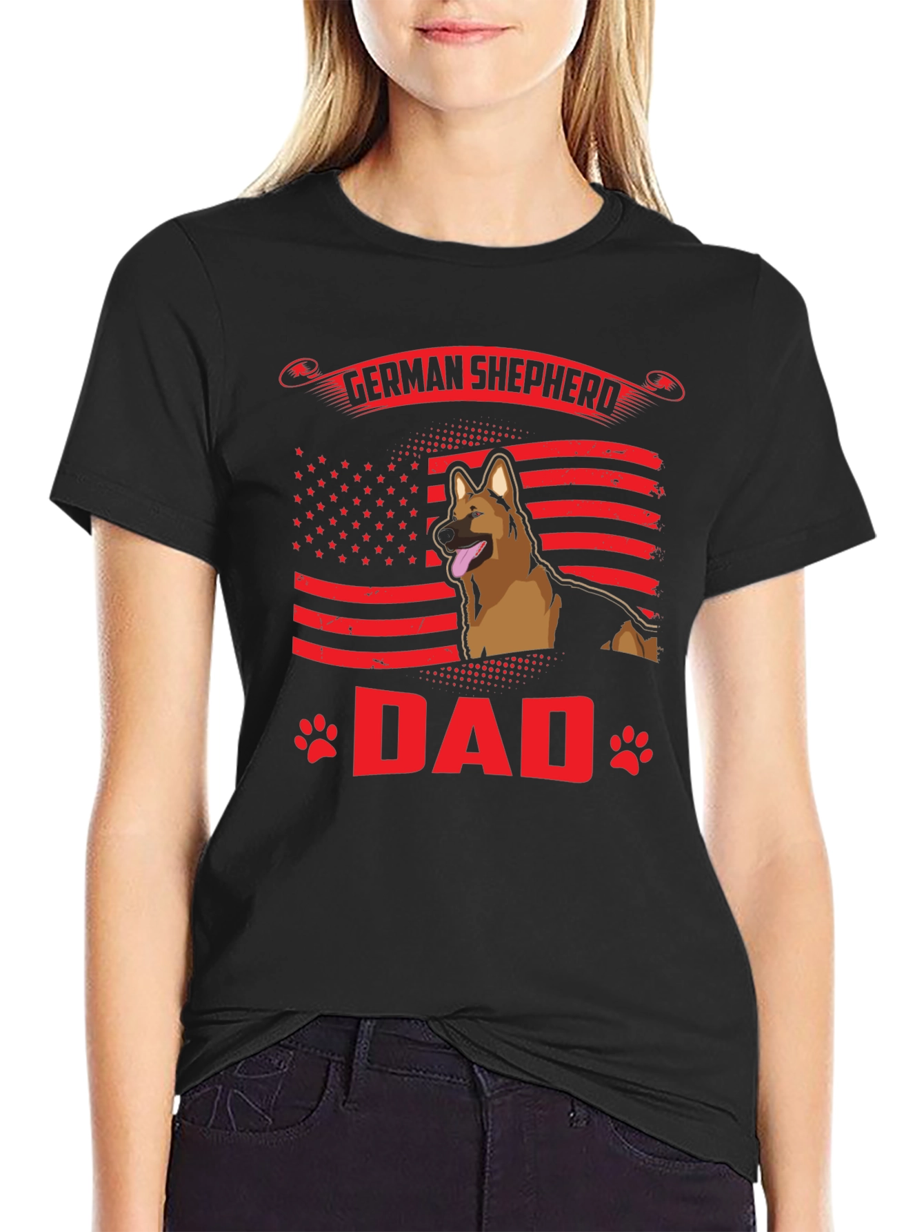 German Shepherd Dad T-Shirt