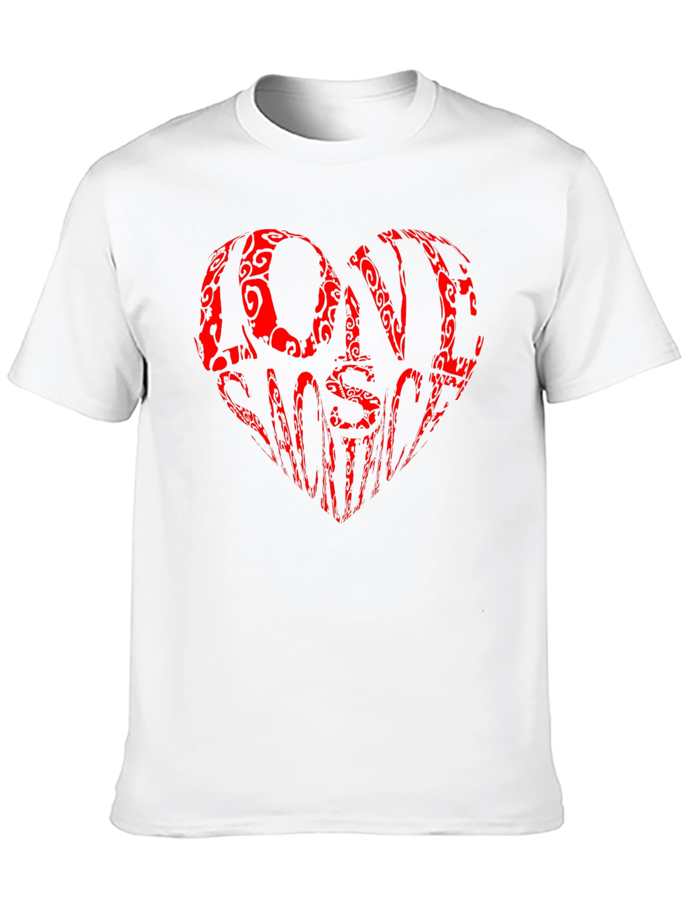 Love Wins Heart Graphic Tee - Black Cotton Shirt