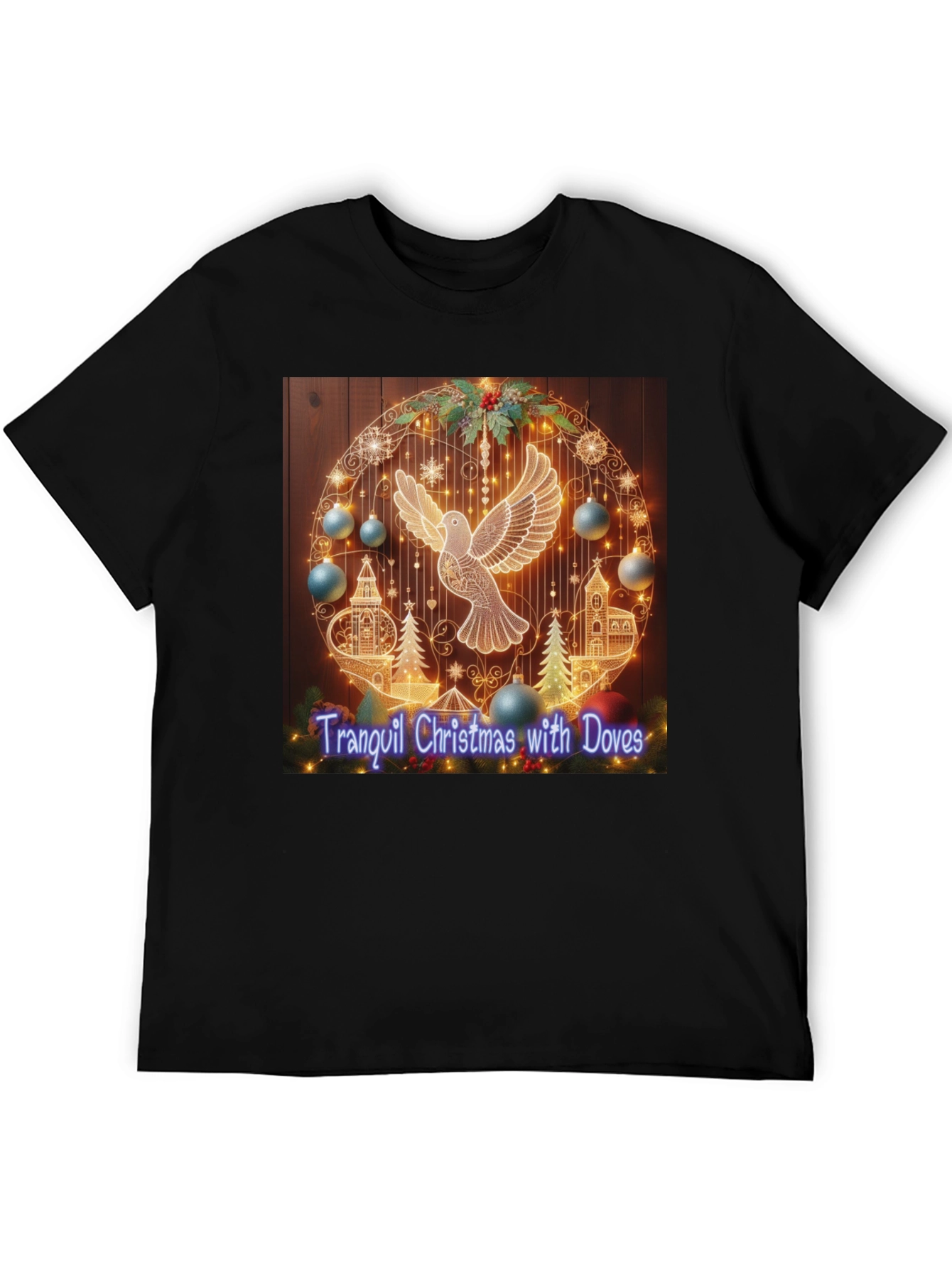 Tranquil Christmas Dove T-Shirt