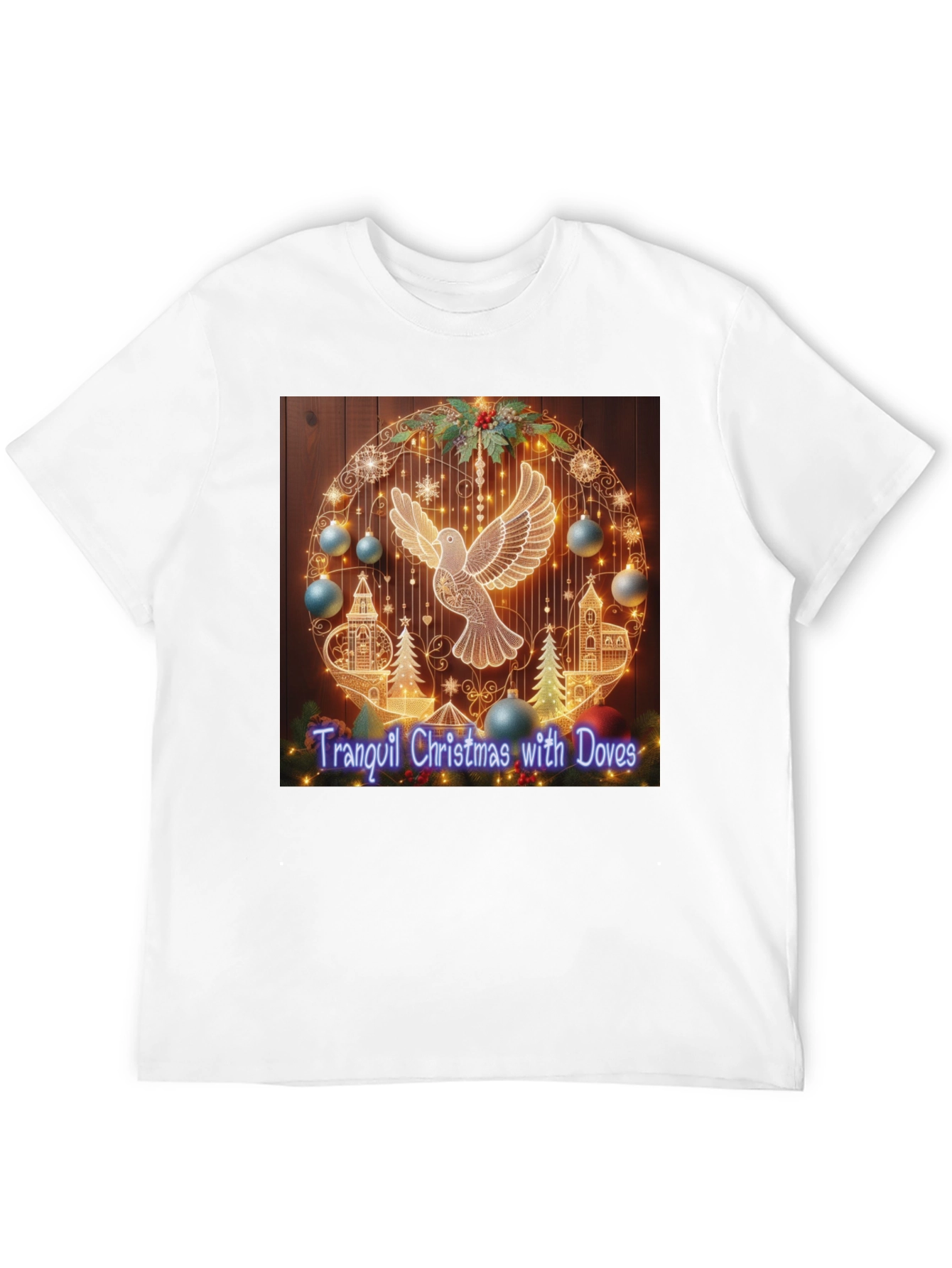 Tranquil Christmas Dove T-Shirt