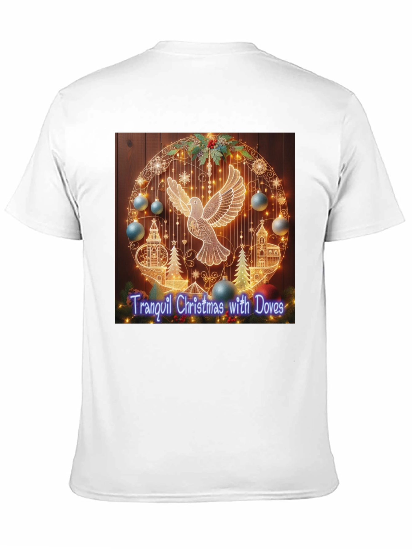 Tranquil Christmas Dove T-Shirt