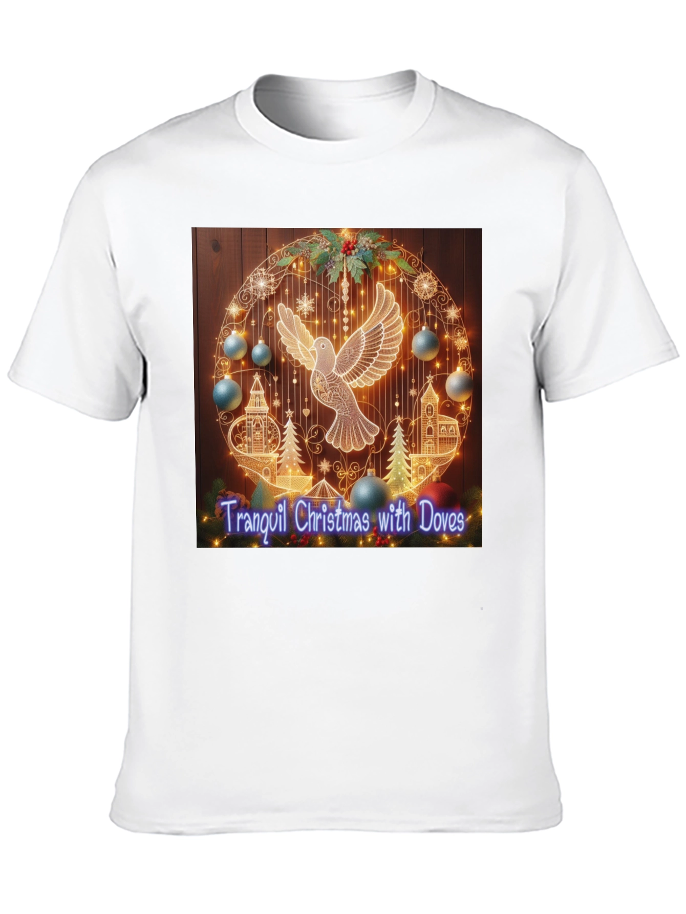 Tranquil Christmas Dove T-Shirt