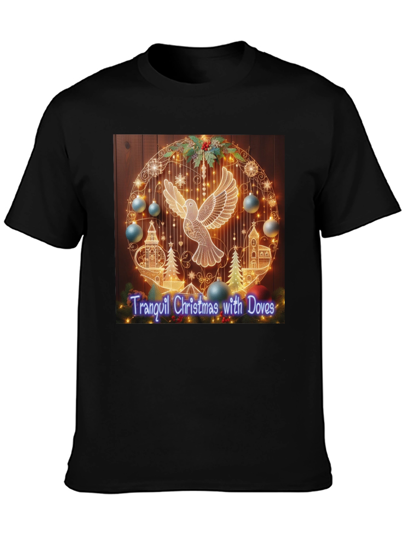 Tranquil Christmas Dove T-Shirt