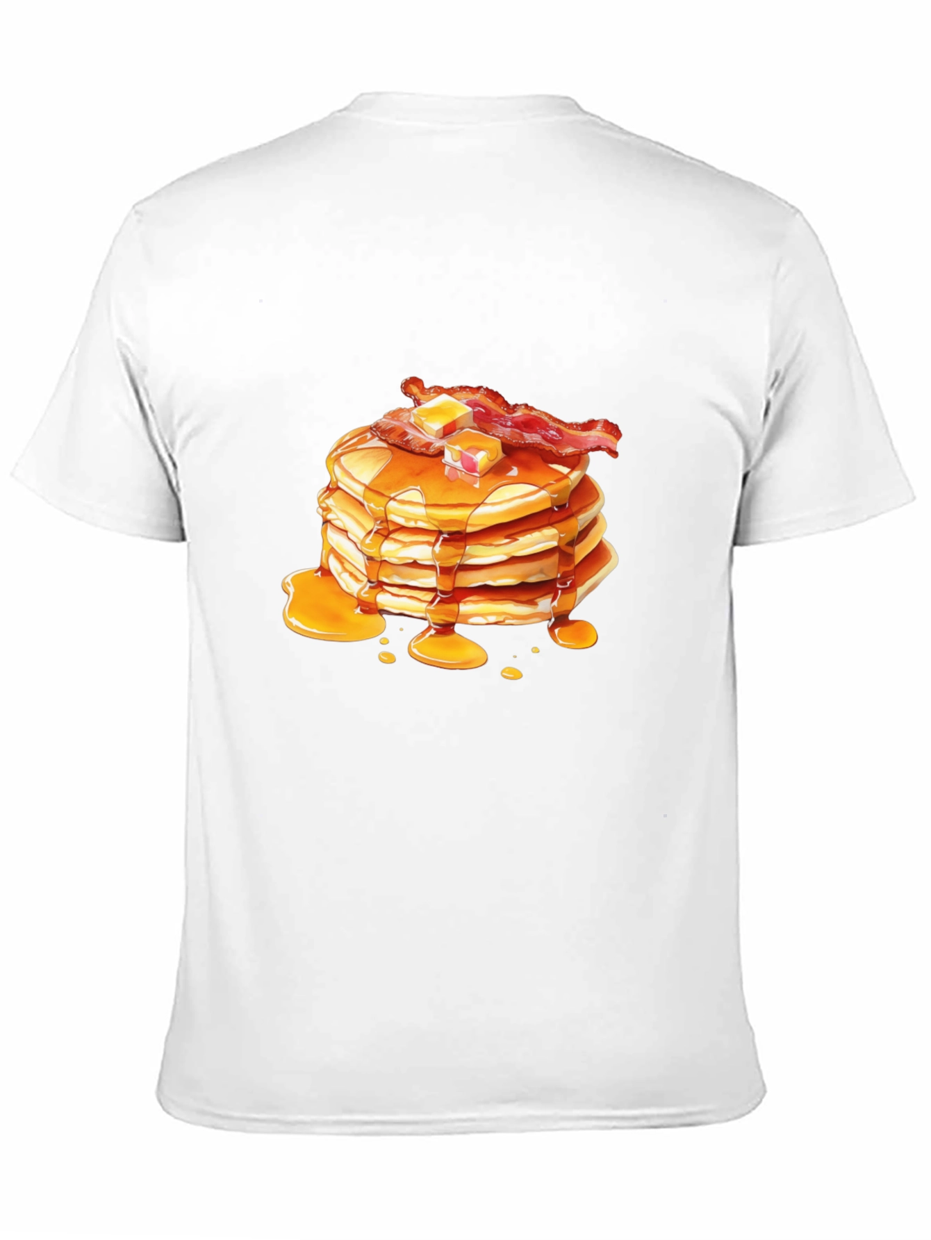 Pancakes & Bacon Graphic Tee - Breakfast Lovers T-Shirt