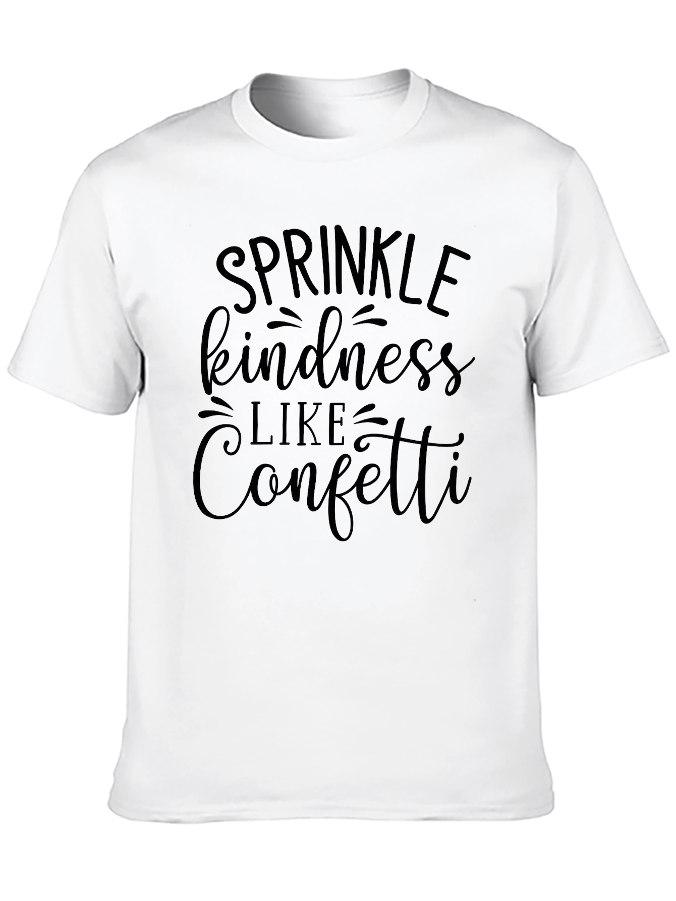 Kindness Confetti Graphic Tee - Soft Cotton Blend