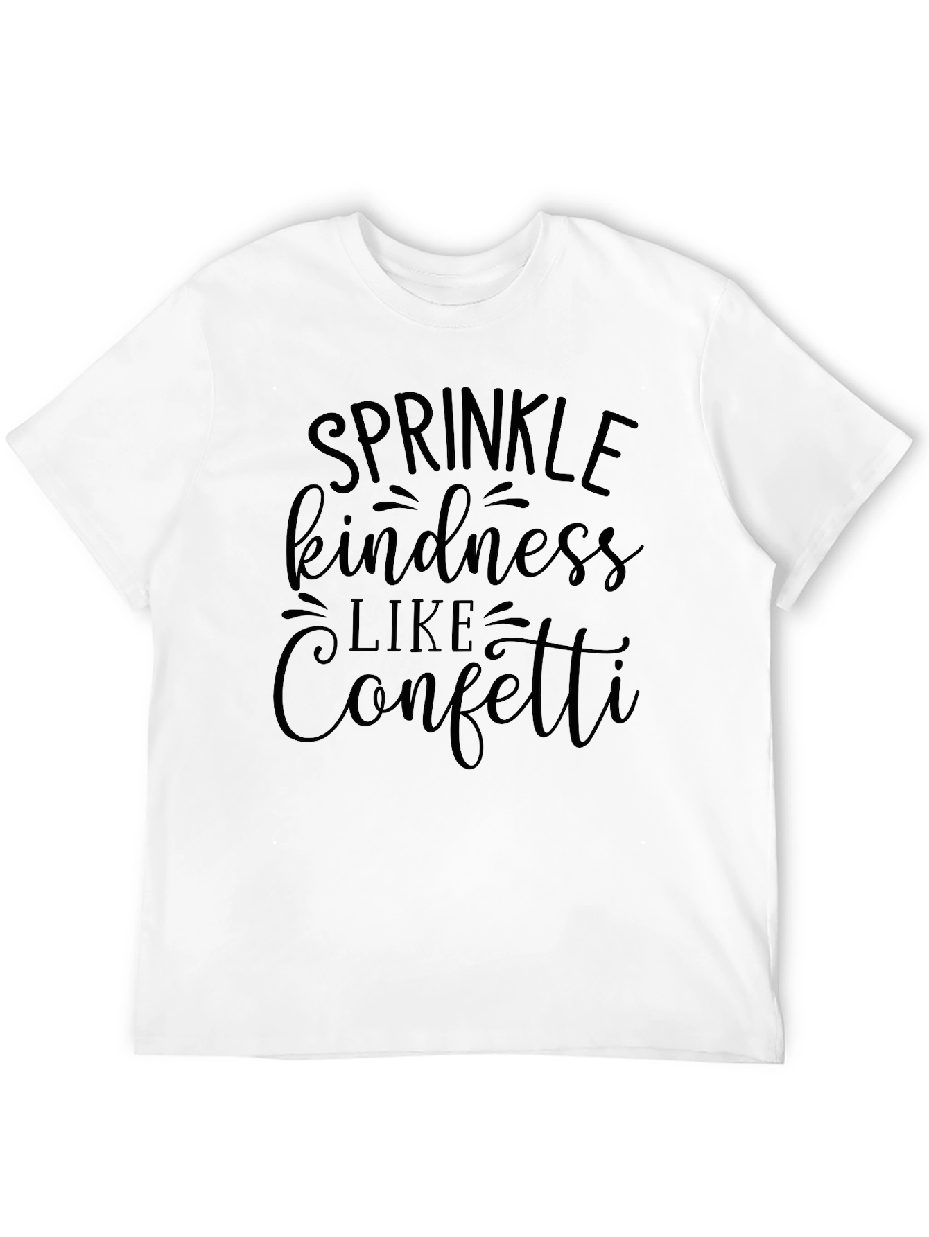 Kindness Confetti Graphic Tee - Soft Cotton Blend