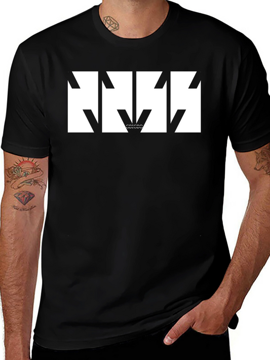 Black KISS Band Logo Graphic Tee