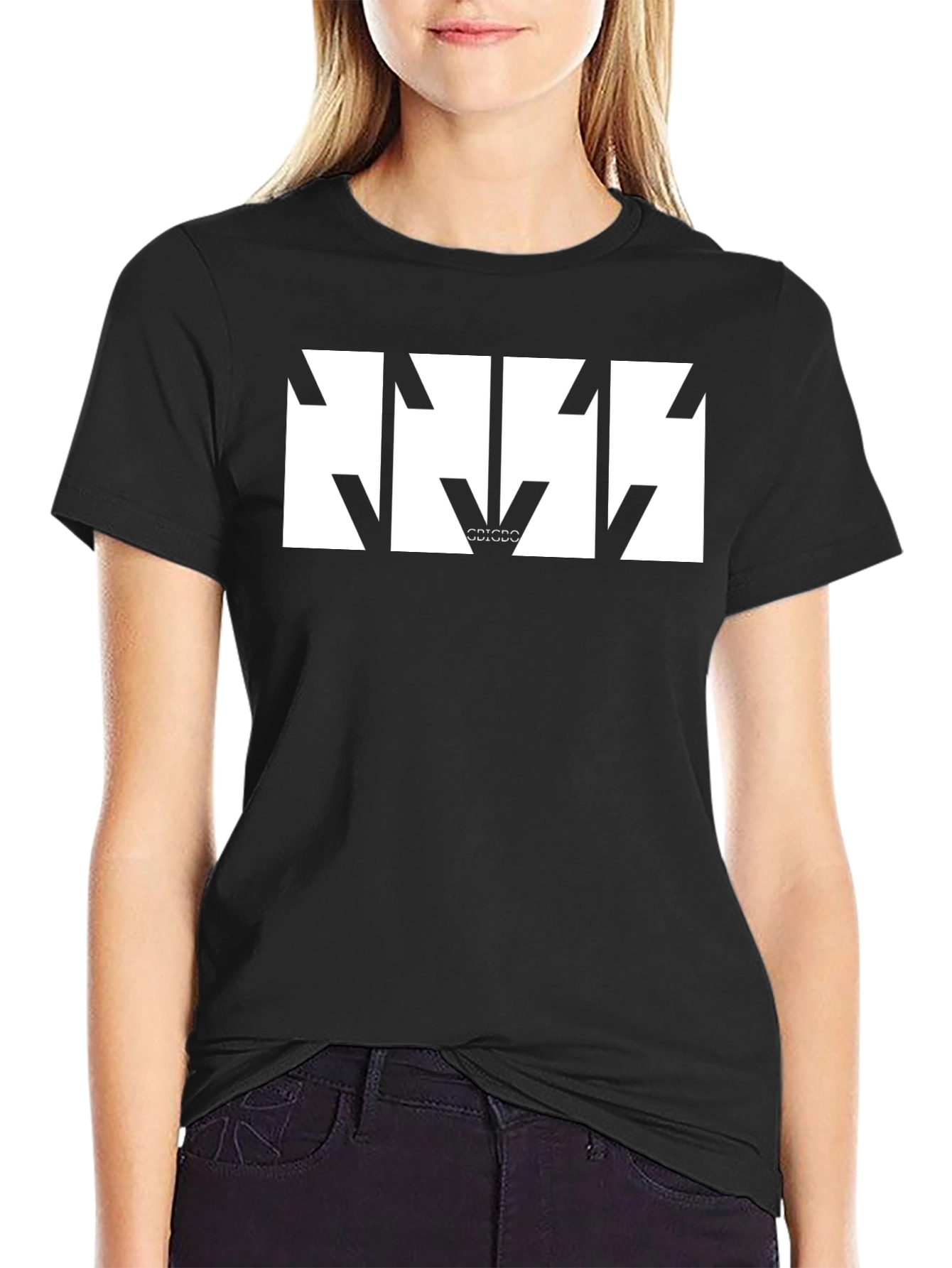 Black KISS Band Logo Graphic Tee
