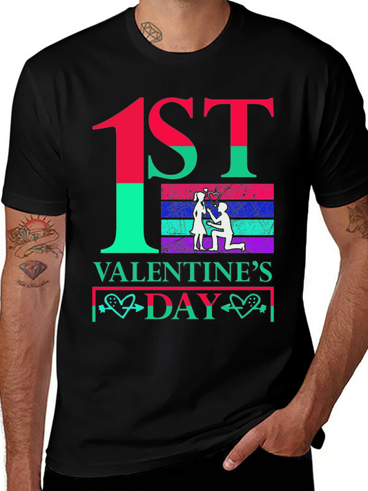 1st Valentines Day Couple T-Shirt