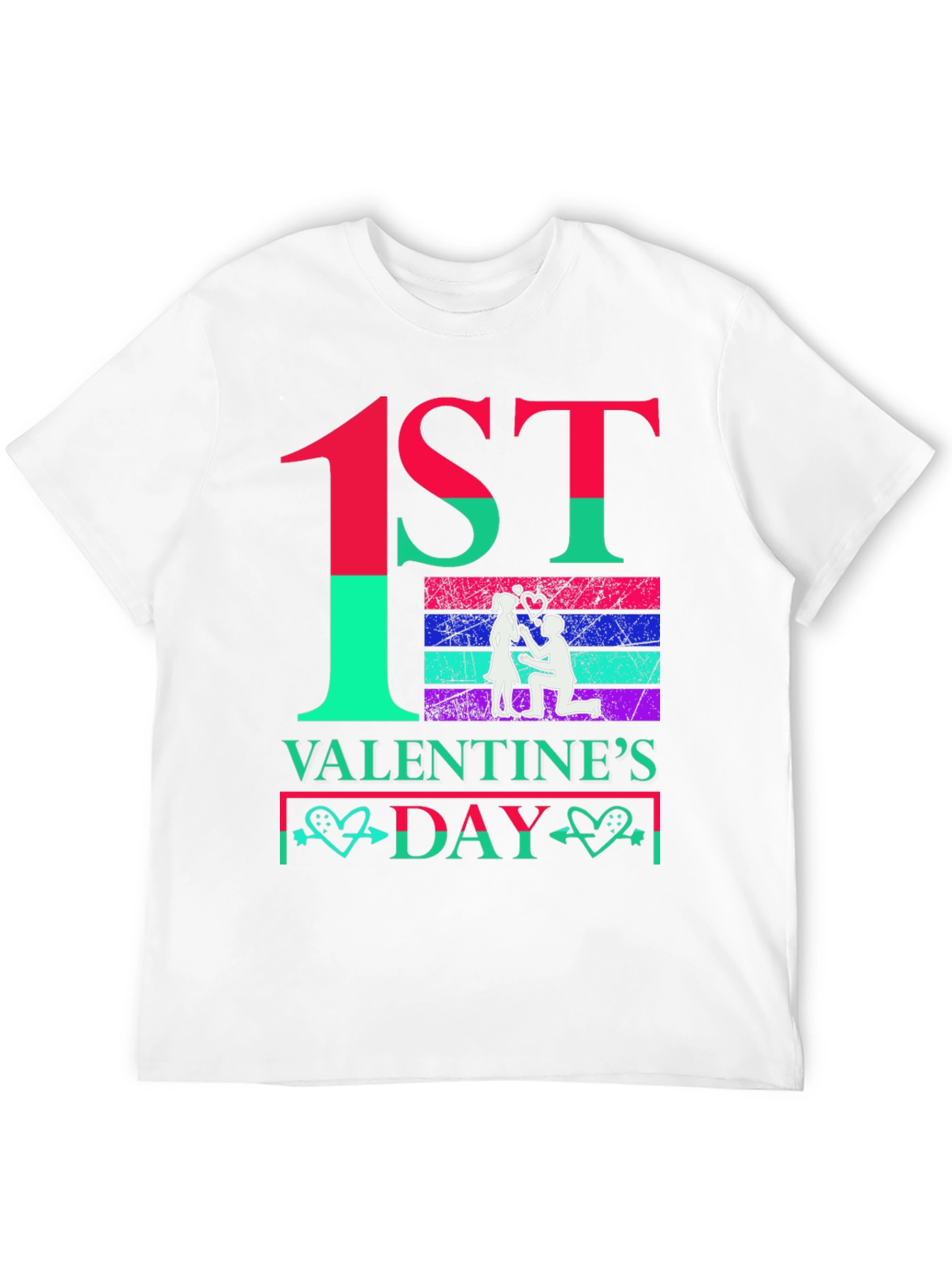 1st Valentines Day Couple T-Shirt