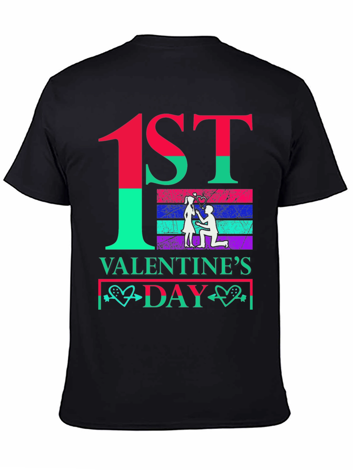 1st Valentines Day Couple T-Shirt
