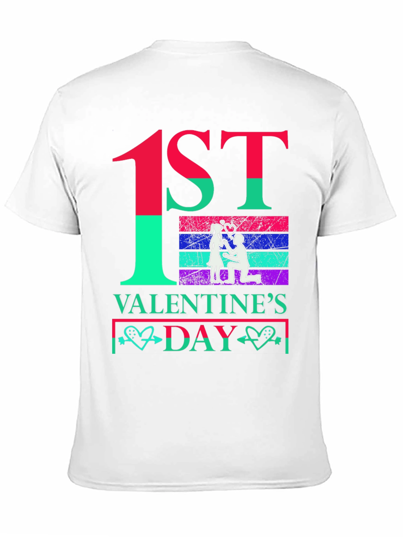 1st Valentines Day Couple T-Shirt