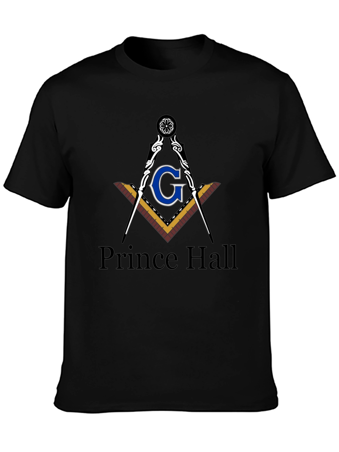 Prince Hall Freemason T-Shirt Black