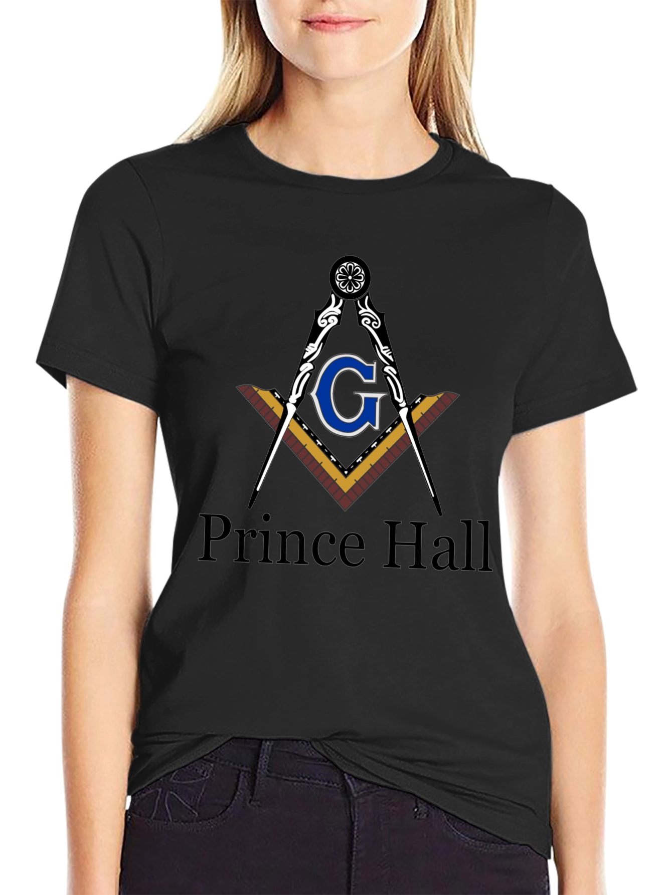 Prince Hall Freemason T-Shirt Black
